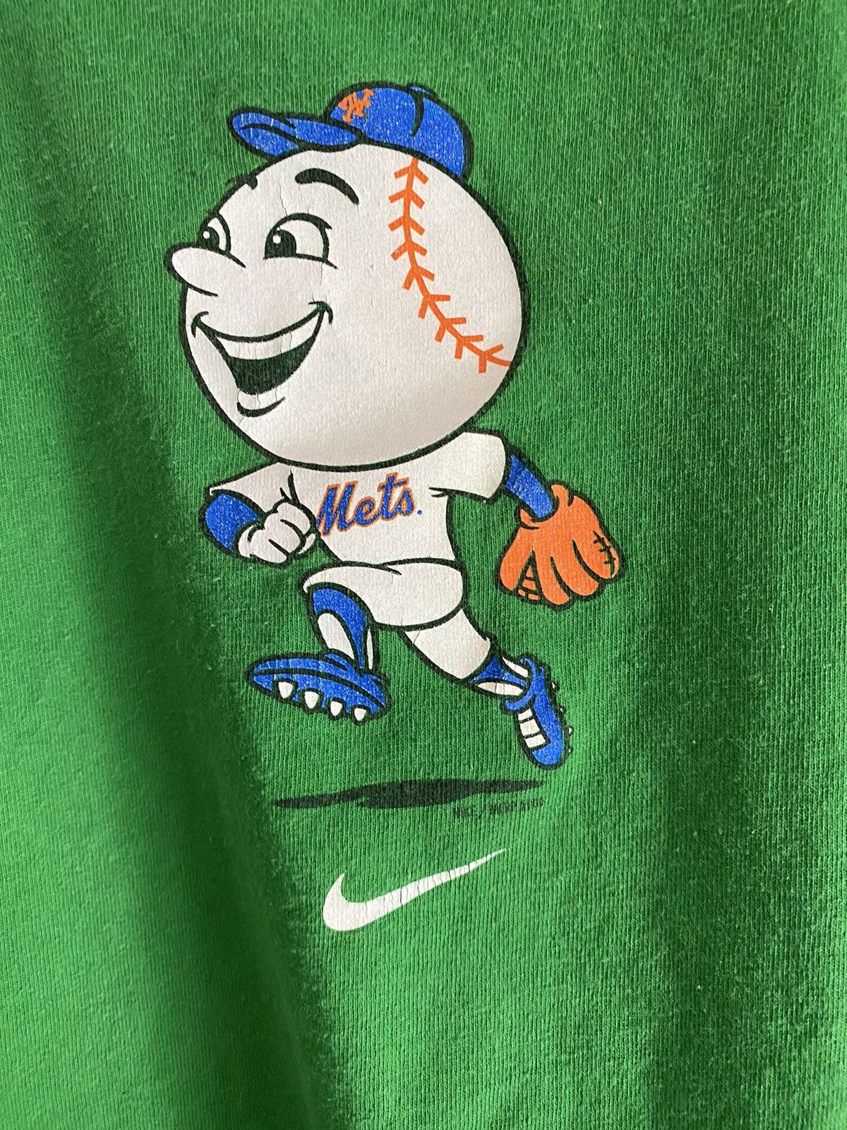 MLB × Nike × Vintage Vintage Nike Mr Met shirt NY Mets MLB Size US L / EU 52-54 / 3 - 2 Thumbnail