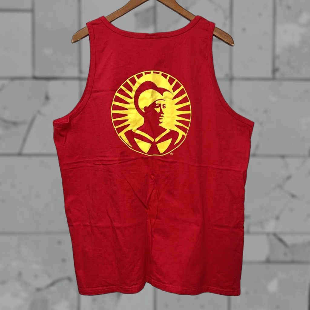 Anvil VINTAGE Anvil Red Sleeveless Shirt Men 2X USA Festivals Casual Summer Size US XXL / EU 58 / 5 - 1 Thumbnail