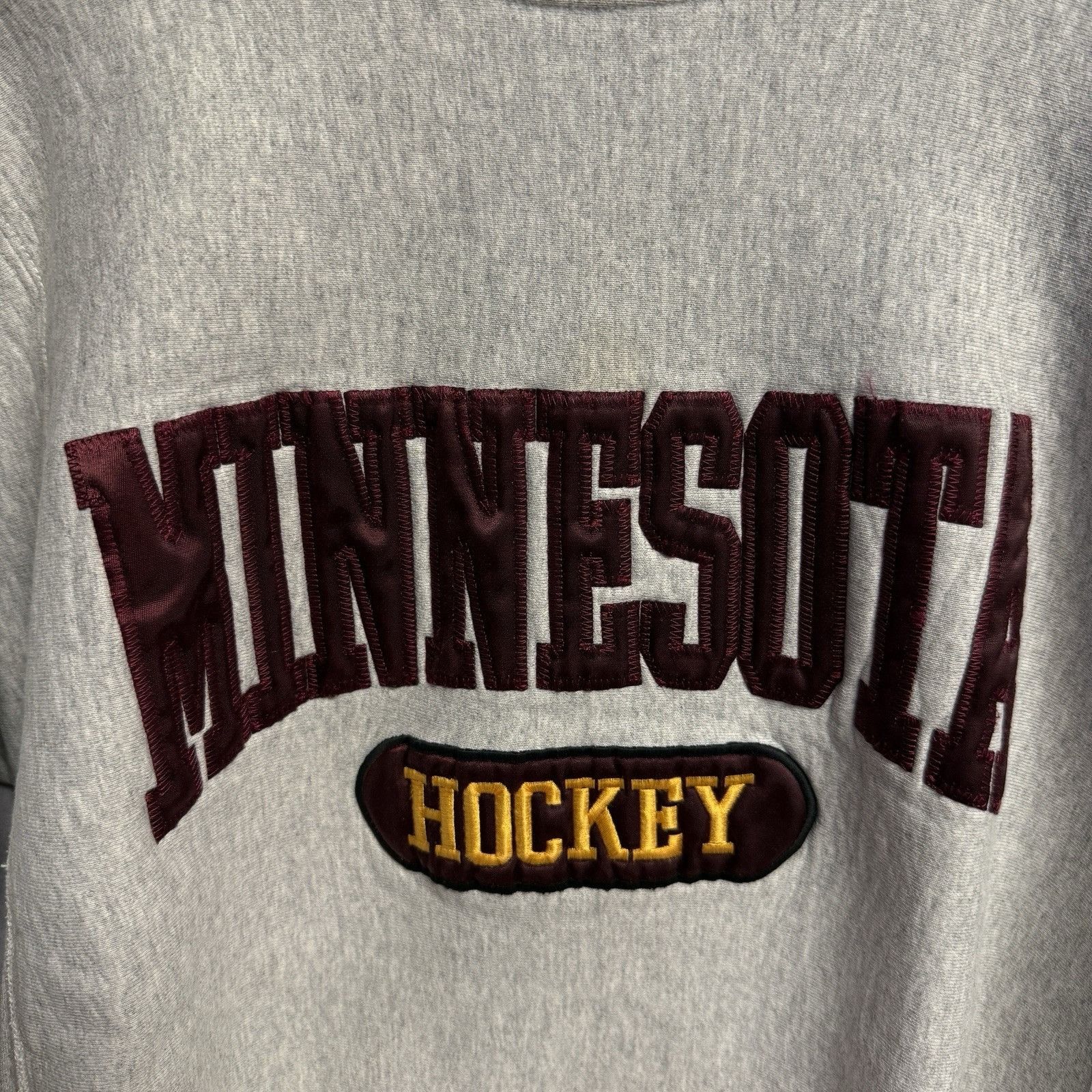 Vintage Vintage 90s Minnesota Hockey Sweatshirt Mens Large Size US L / EU 52-54 / 3 - 4 Thumbnail