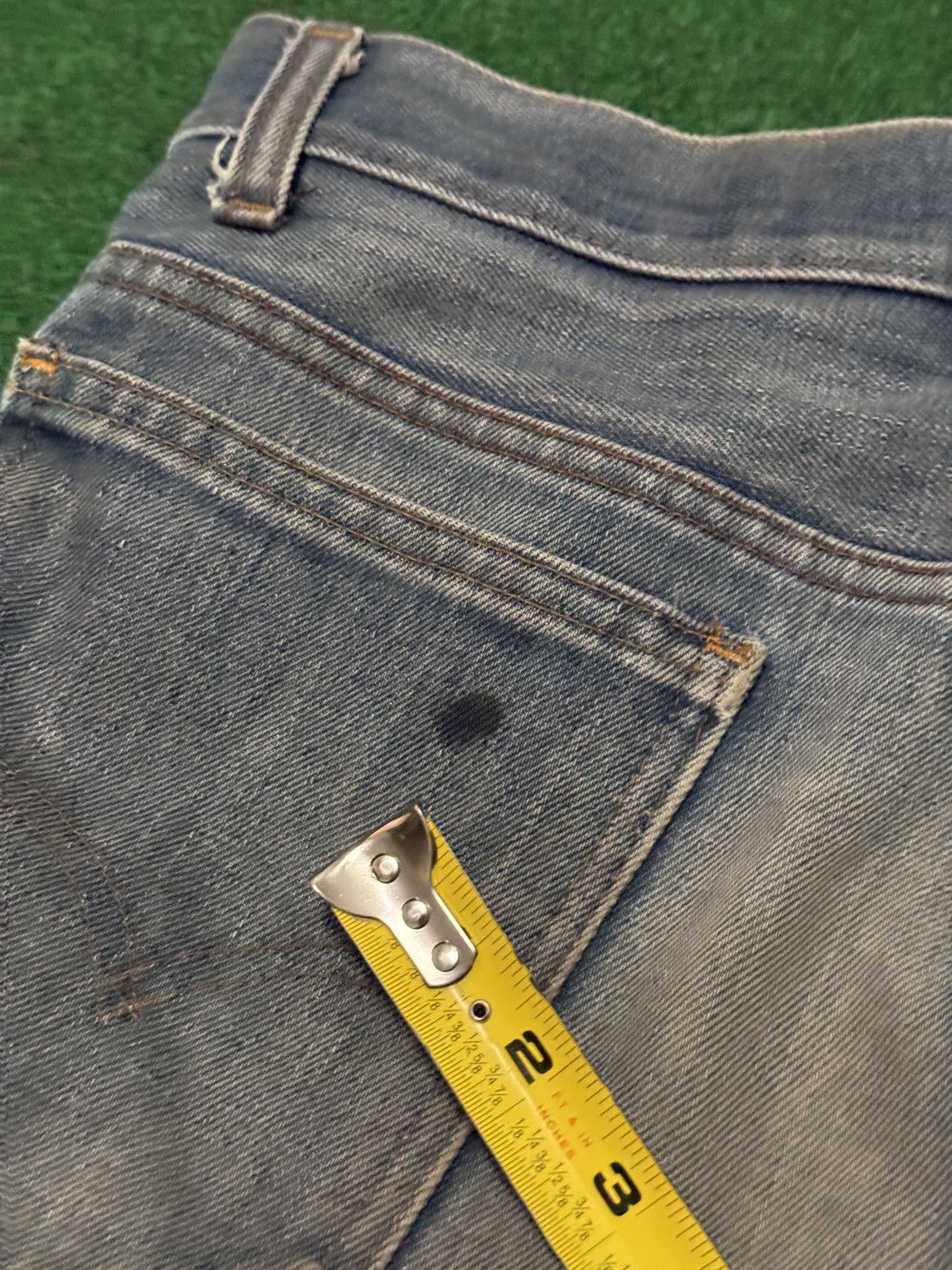 Levi's Vintage Clothing Vtg 70s Levi’s Orange Tab 32 4” Jorts Cutoff Denim Shorts Size 32" / US 10 / IT 46 - 9 Thumbnail