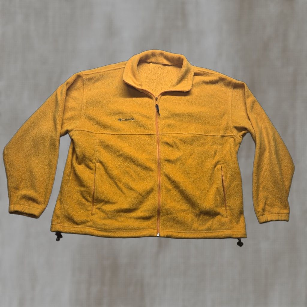 Vintage Columbia Sweater Shirt Adult 2XL Yellow Logo Crew Neck Thick Warm Casual Workwear Fall Winter 2XL Mens Sweater Columbia Size US XXL / EU 58 / 5 - 1 Thumbnail