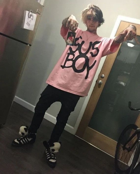 Fuck The Population × Supreme × Sus Boy Pink Sus Boy Spray Paint Anarchy Tee Size US L / EU 52-54 / 3 - 1 Thumbnail