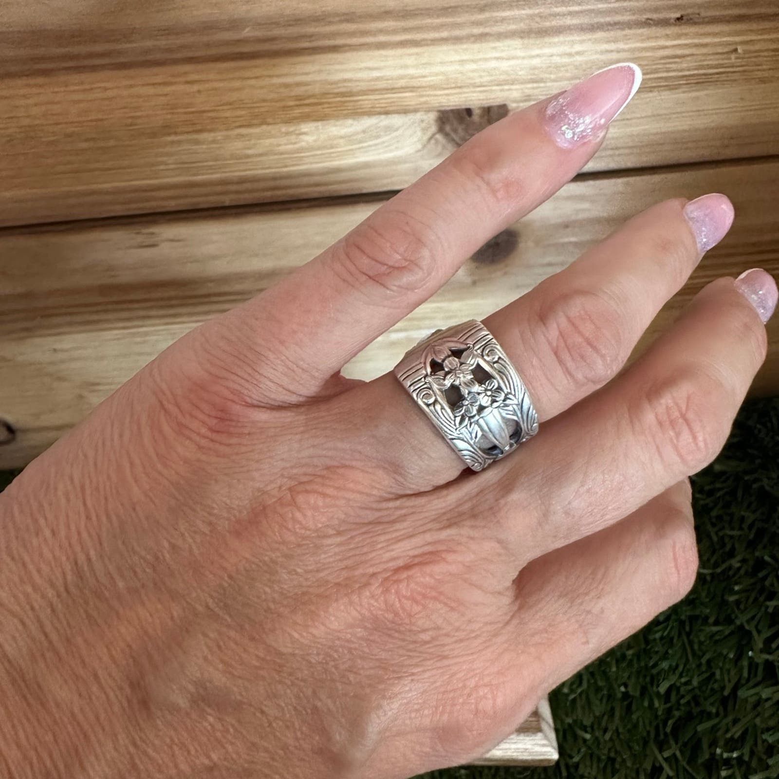 Handmade Ring size 6.5 Size ONE SIZE - 9 Thumbnail