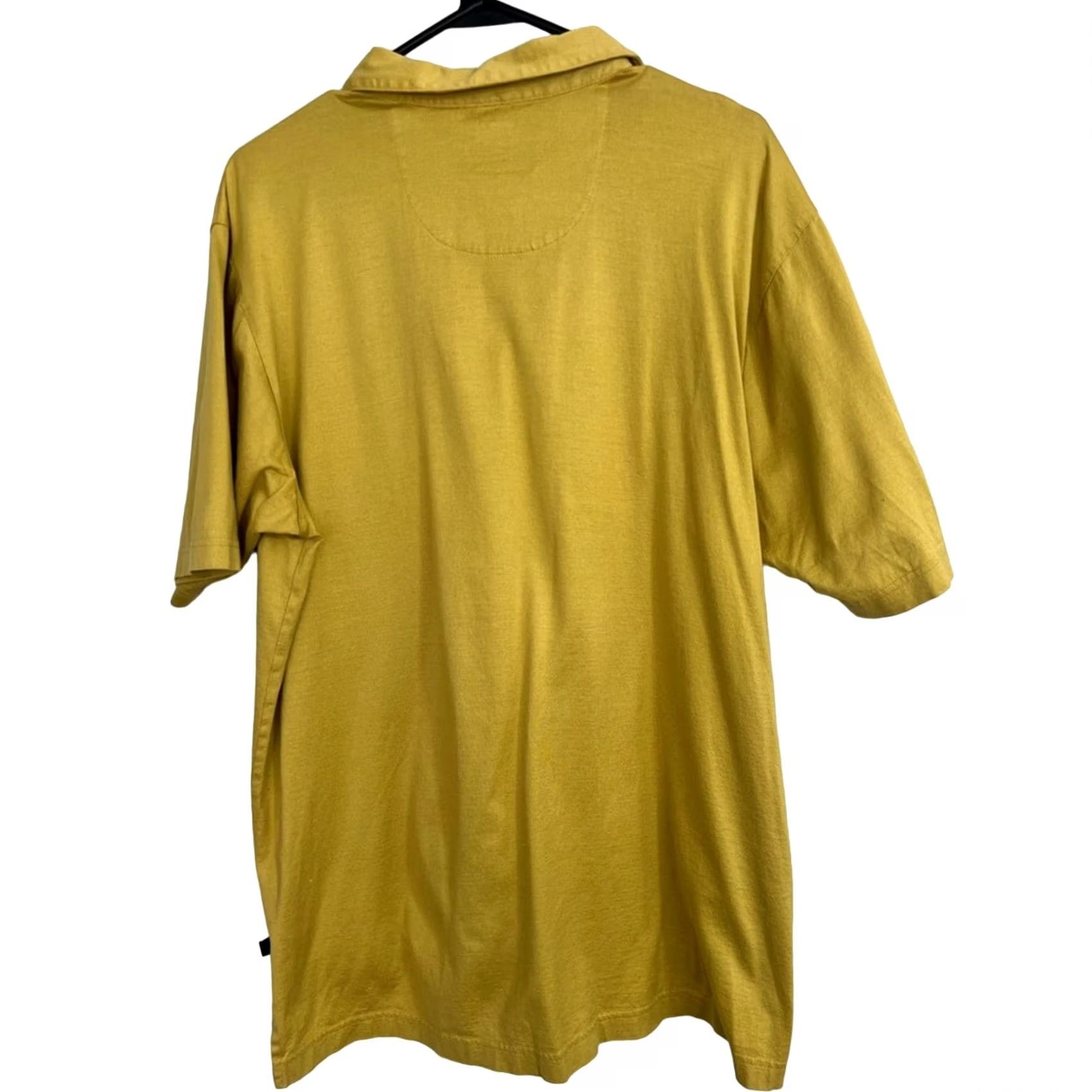 Adidas Adidas Golf Claret Jug Collection Polo Shirt Mens L Mustard Short Sleeve Yellow Shirt Mens Lifespan of 90s? Size US L / EU 52-54 / 3 - 2 Thumbnail