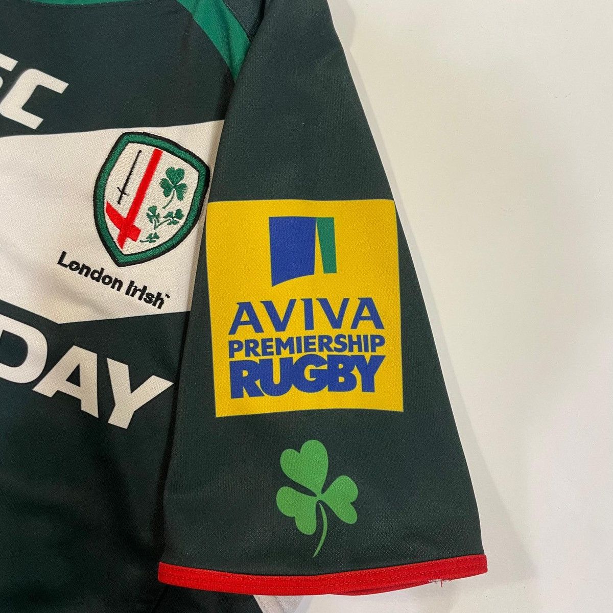 Other London Irish green rugby shirt tee Size US L / EU 52-54 / 3 - 8 Thumbnail