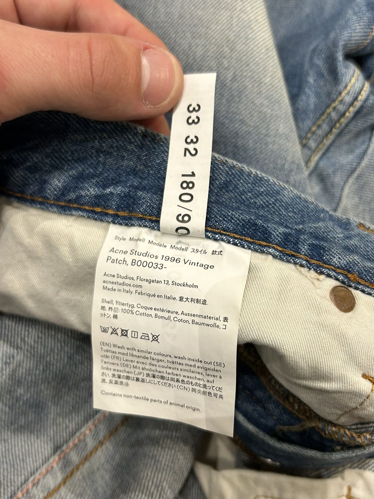 Acne Studios Acne Studios Patchwork Denim Jeans Size US 32 / EU 48 - 4 Thumbnail