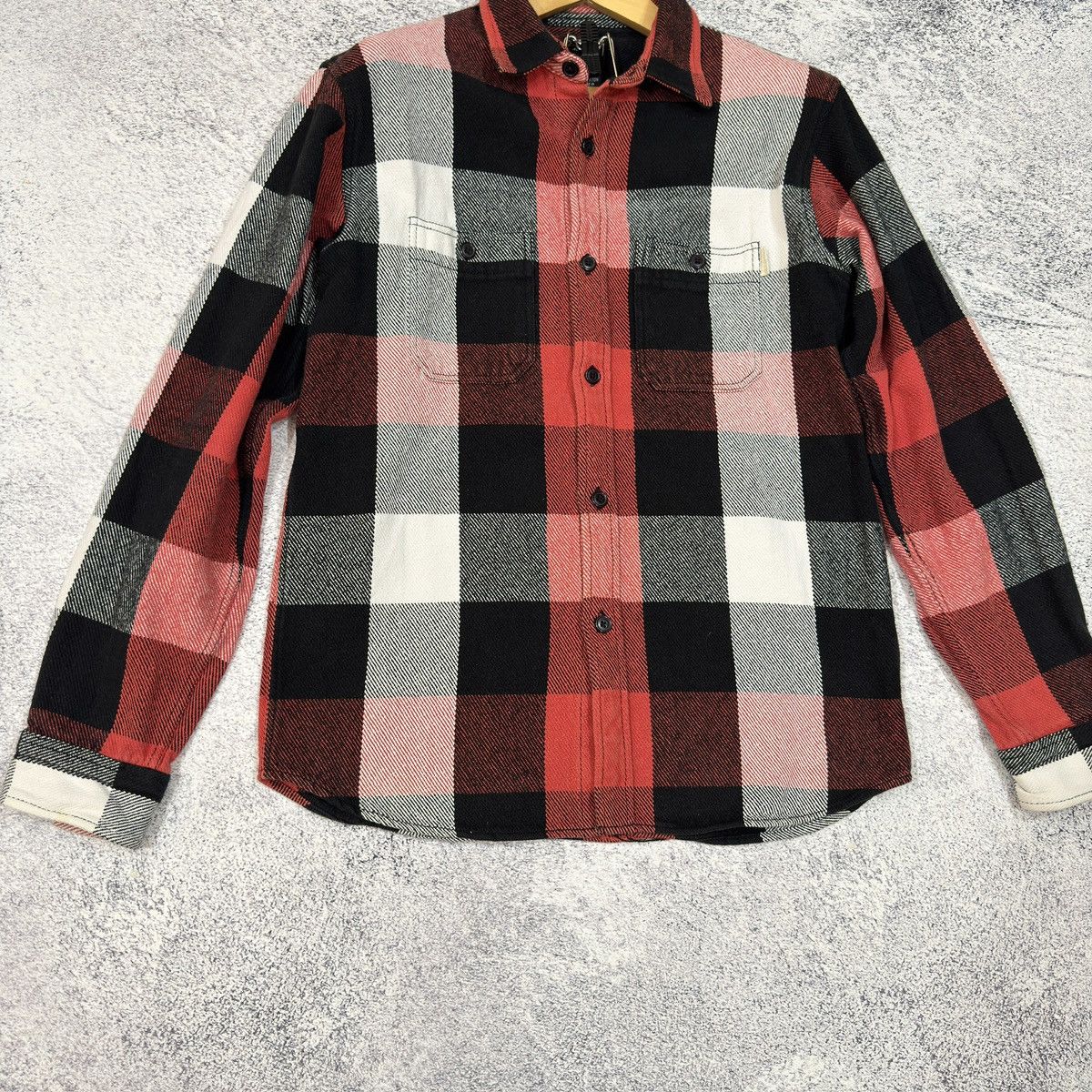 Stussy × Vintage Stussy Vintage Mens Flannel Overshirt L size Size US L / EU 52-54 / 3 - 2 Thumbnail