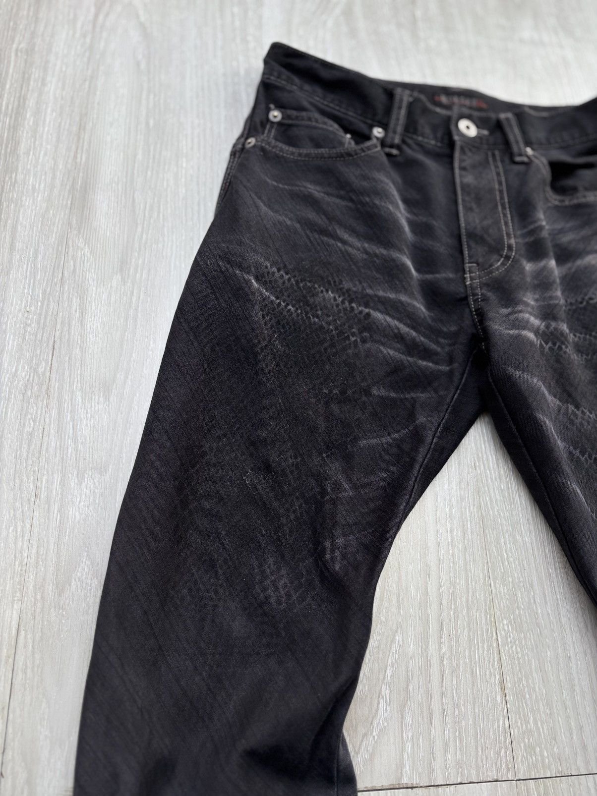 Morgan Homme MORGAN HOMME lace up flare jeans Size US 27 - 2 Thumbnail