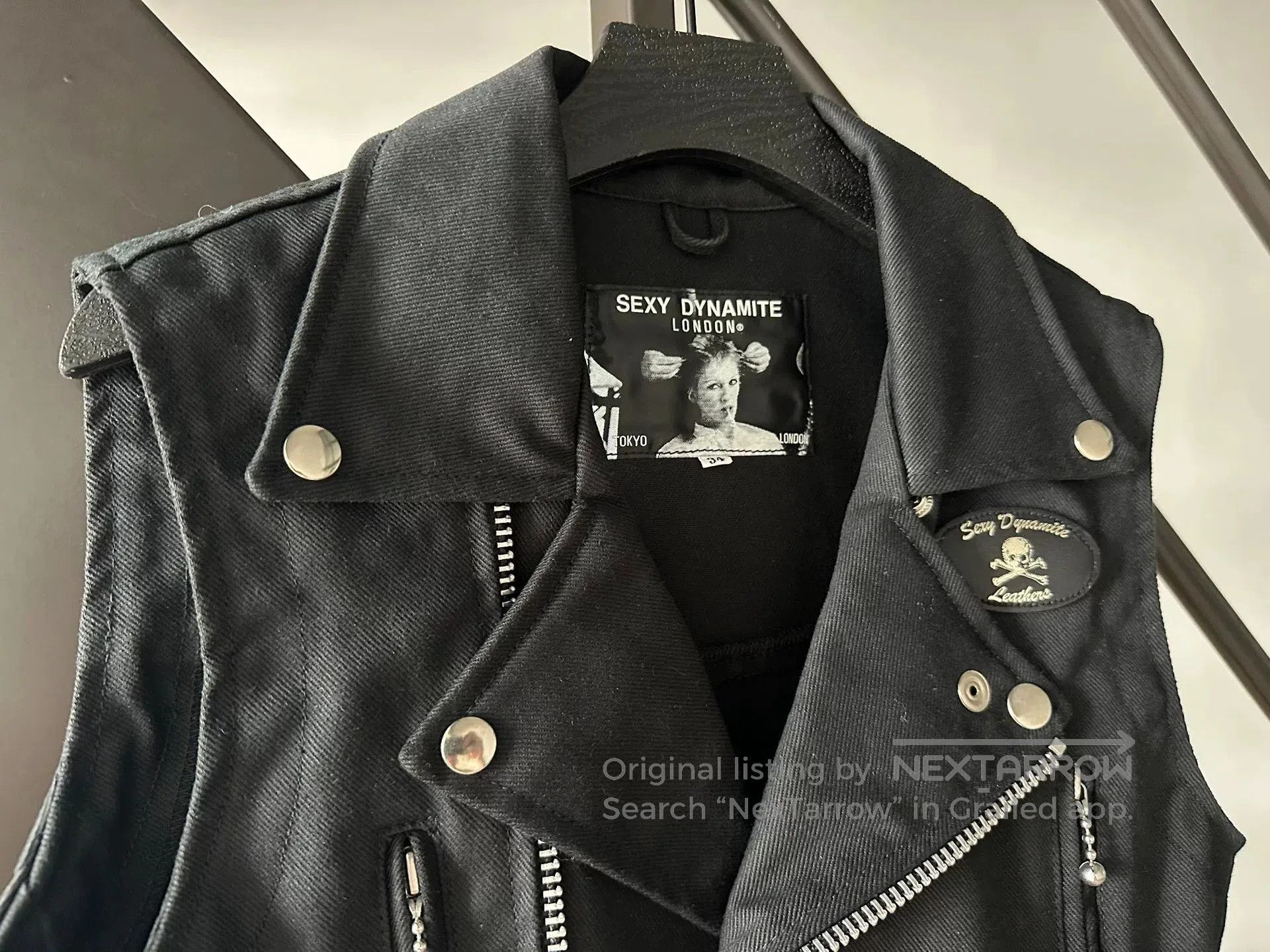 Jaded London Sexy Dynamite London Motorcycle Vest Jacket. Size US M / EU 48-50 / 2 - 2 Thumbnail