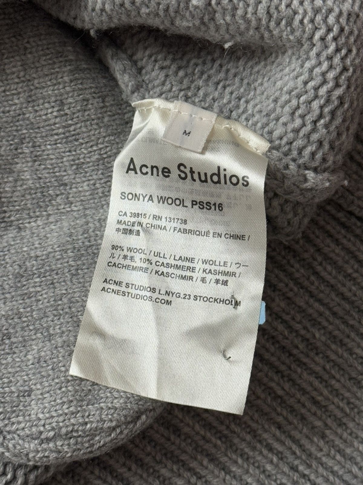 Acne Studios × Designer Acne Studios S Sonya Wool pss16 long cardigan cape poncho Size M / US 6-8 / IT 42-44 - 9 Thumbnail