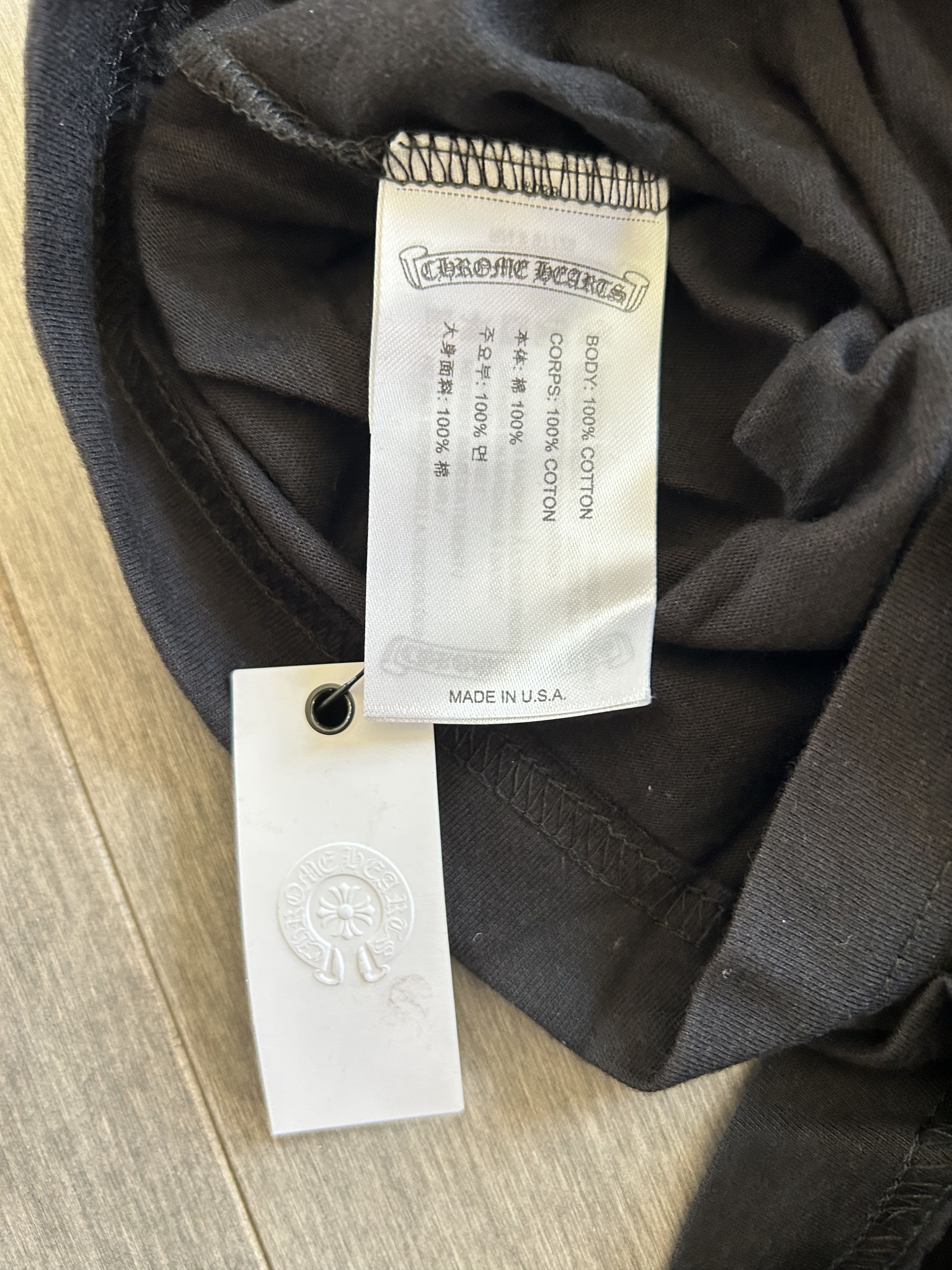 Chrome Hearts Chrome Hearts Horse Shoe Miami Exclusive LS Pocket Tee Black Size US S / EU 44-46 / 1 - 3 Thumbnail