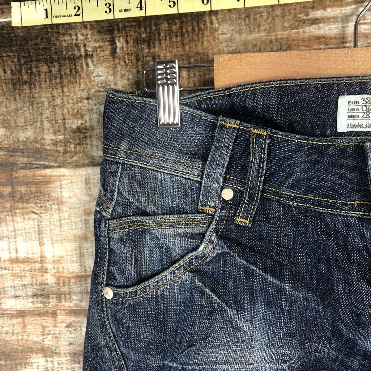 Japanese Brand TRF Denim Distressed Denim Pants #A2113 Size 28" / US 6 / IT 42 - 7 Thumbnail