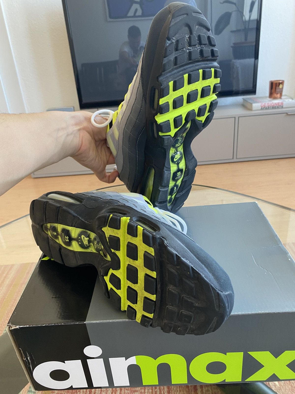 Nike Nike Air max Og „Neon“ Size US 10.5 / EU 43-44 - 3 Thumbnail