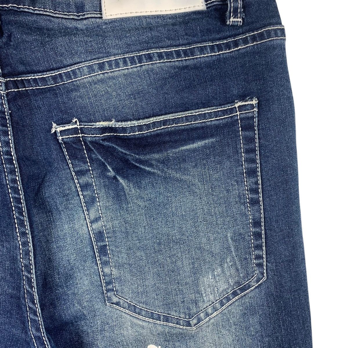 If Six Was Nine × Japanese Brand CAVARIA Distressed skinny jeans Size 31" - 18 Thumbnail