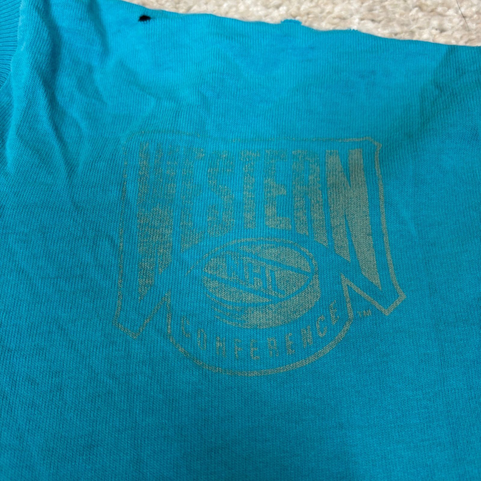 Salem Sportswear Vintage 90s San Jose Sharks Salem Sportswear Distressed XL Size US XL / EU 56 / 4 - 11 Thumbnail