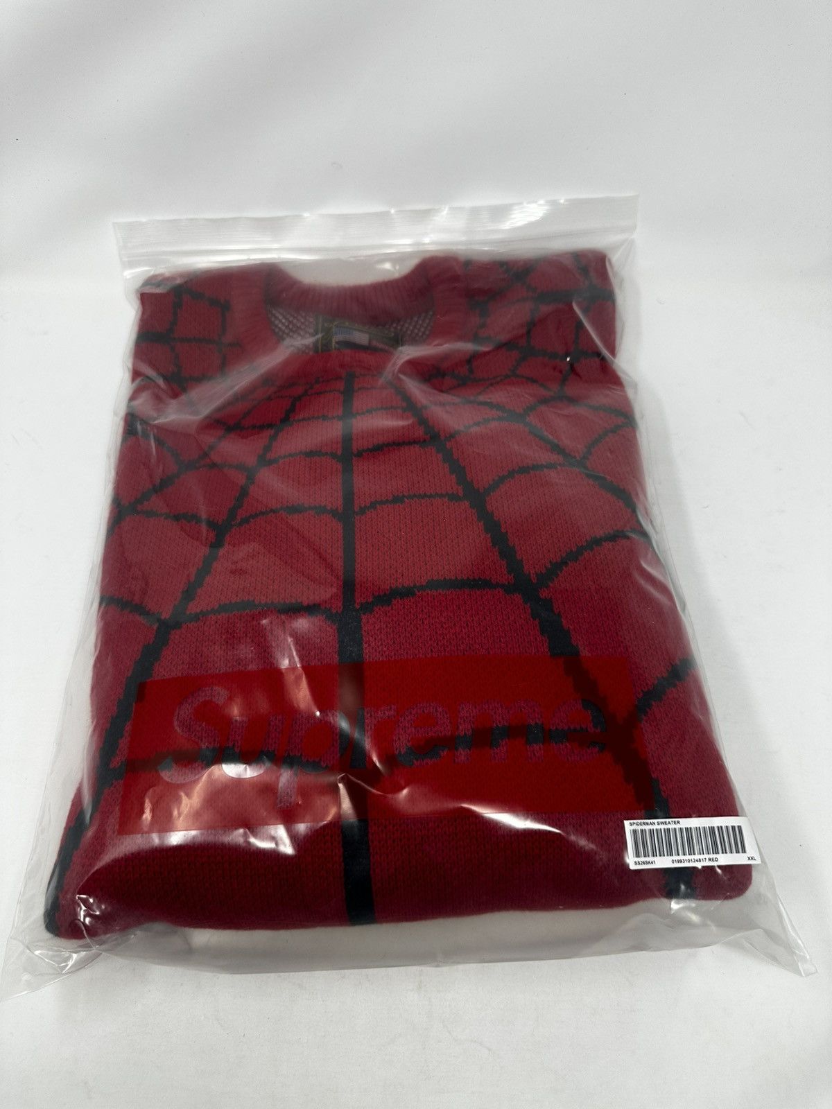 Supreme Supreme Vanson Spider-Man Sweater Size US XXL / EU 58 / 5 - 1 Thumbnail