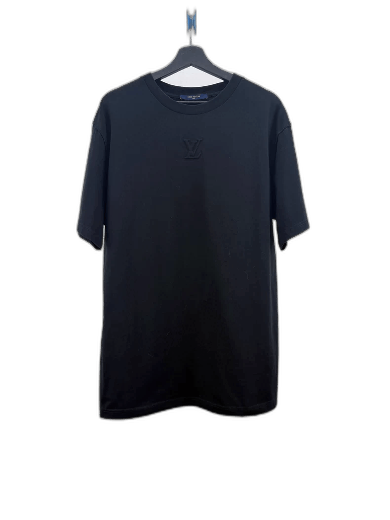 Louis Vuitton Louis Vuitton Black Logo Short Sleeve TShirt-2506 Size US XXL / EU 58 / 5 - 1 Thumbnail