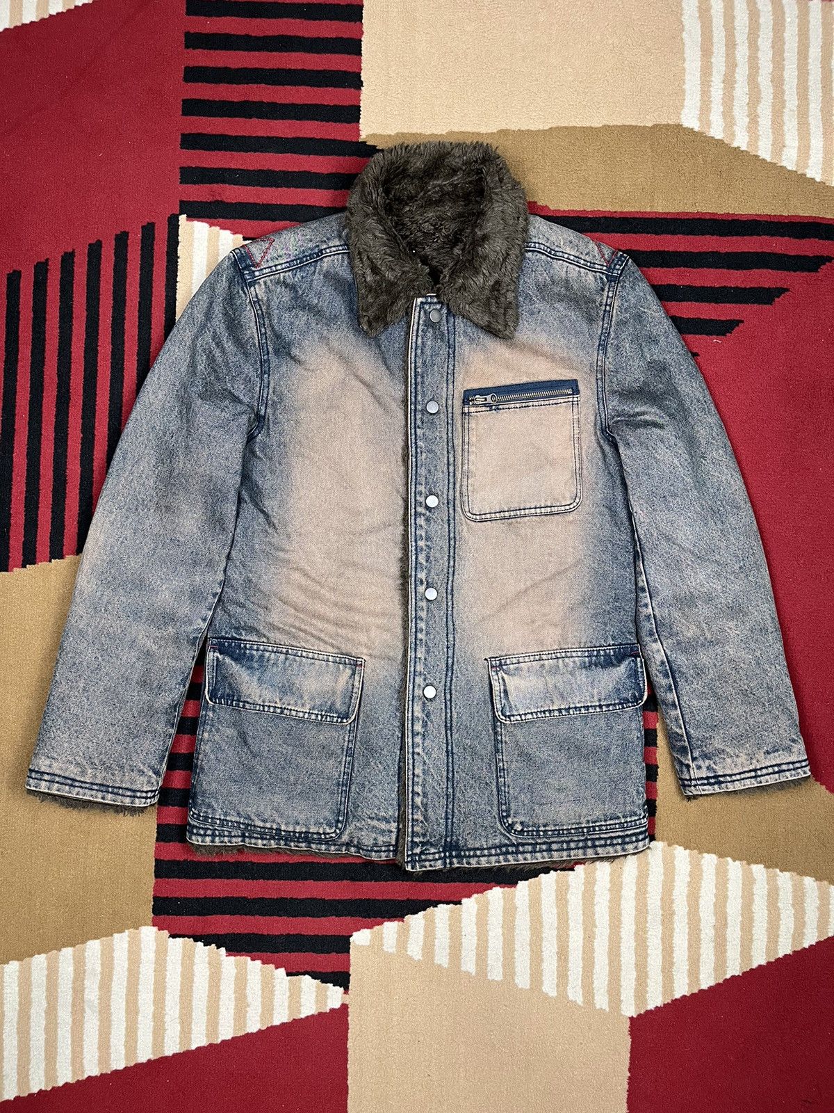 PPFM PPFM Fur Button Denim Jacket Size US L / EU 52-54 / 3 - 1 Thumbnail