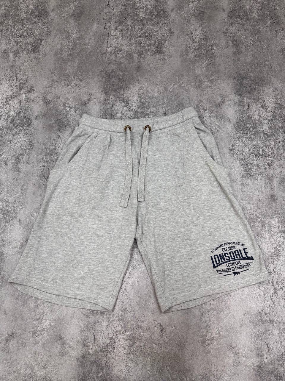 Lonsdale Lonsdale Men Cotton Shorts Grey Size M Size US 34 / EU 50 - 1 Thumbnail