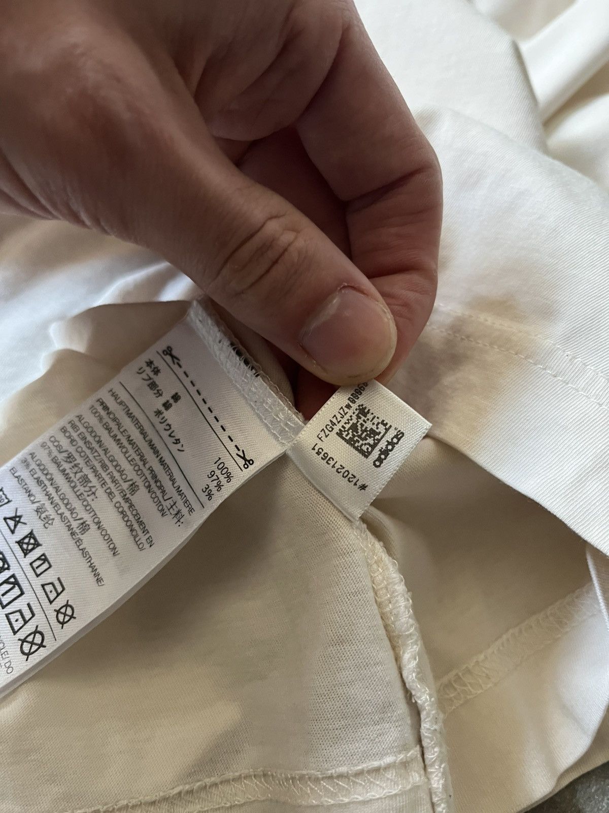 Adidas × Y-3 × Yohji Yamamoto Y-3 Yohji Yamamoto Adidas embroidered logo T-shirt beige Size US M / EU 48-50 / 2 - 12 Thumbnail