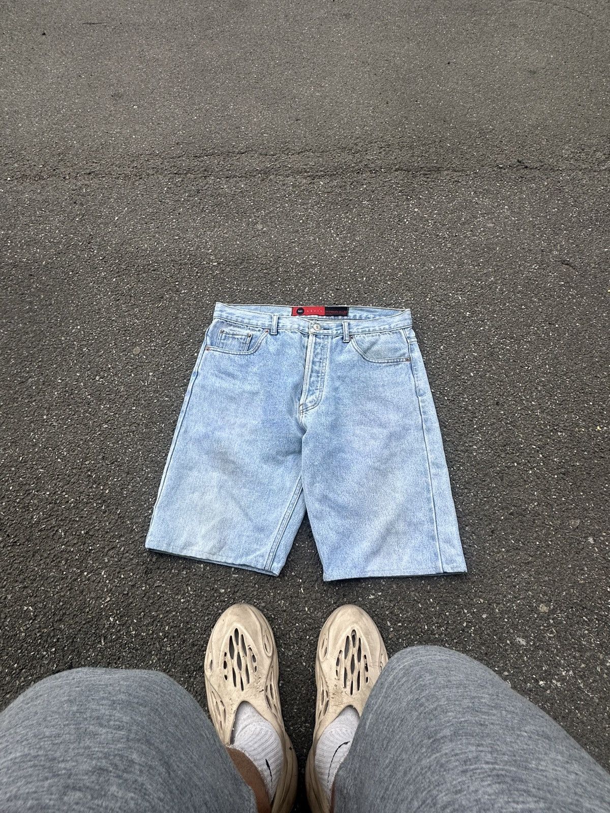 Levi's Levi’s 501 Vintage 90s Light Shorts Size US 34 / EU 50 - 3 Thumbnail