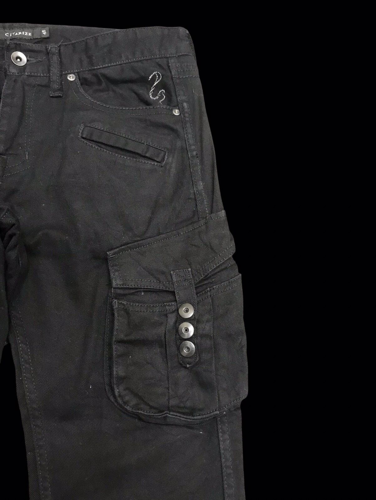 Japanese Brand 💥PUNK💥CIVARIZE Japan Seditonaries Multipocket Denim F209 Size US 32 / EU 48 - 3 Thumbnail
