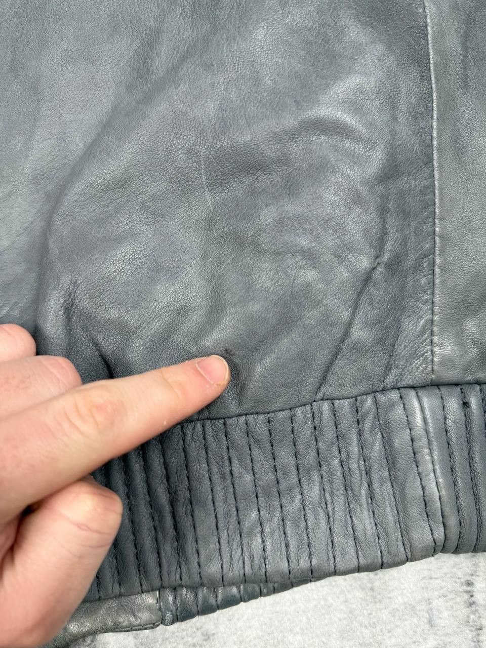Allsaints Vintage Allsaints Leather Bomber Jacket Biker 00s Y2K Size US M / EU 48-50 / 2 - 17 Thumbnail