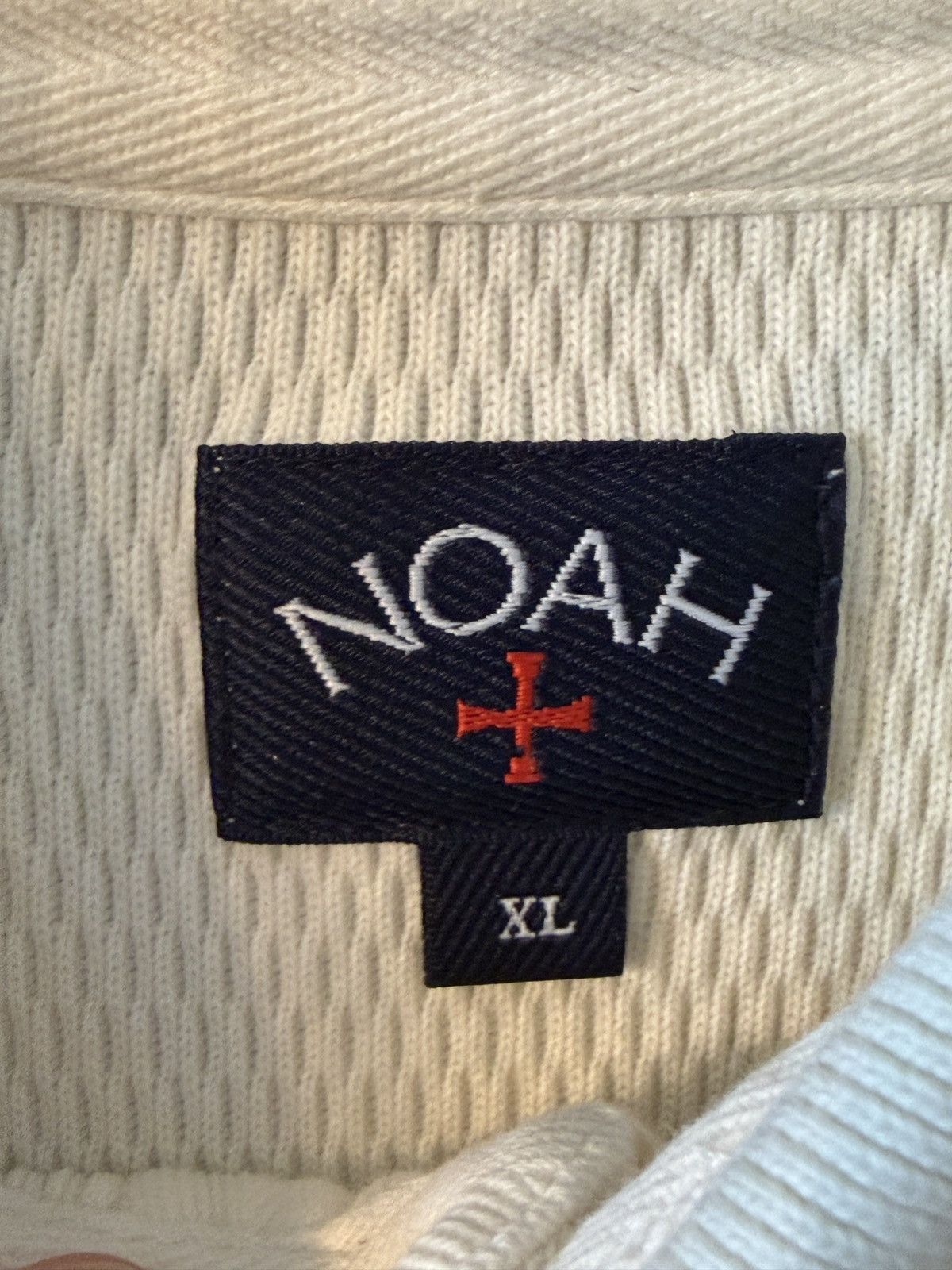 Noah NOAH NYC Textured Knit Thermal Polo Shirt Size US XL / EU 56 / 4 - 4 Thumbnail