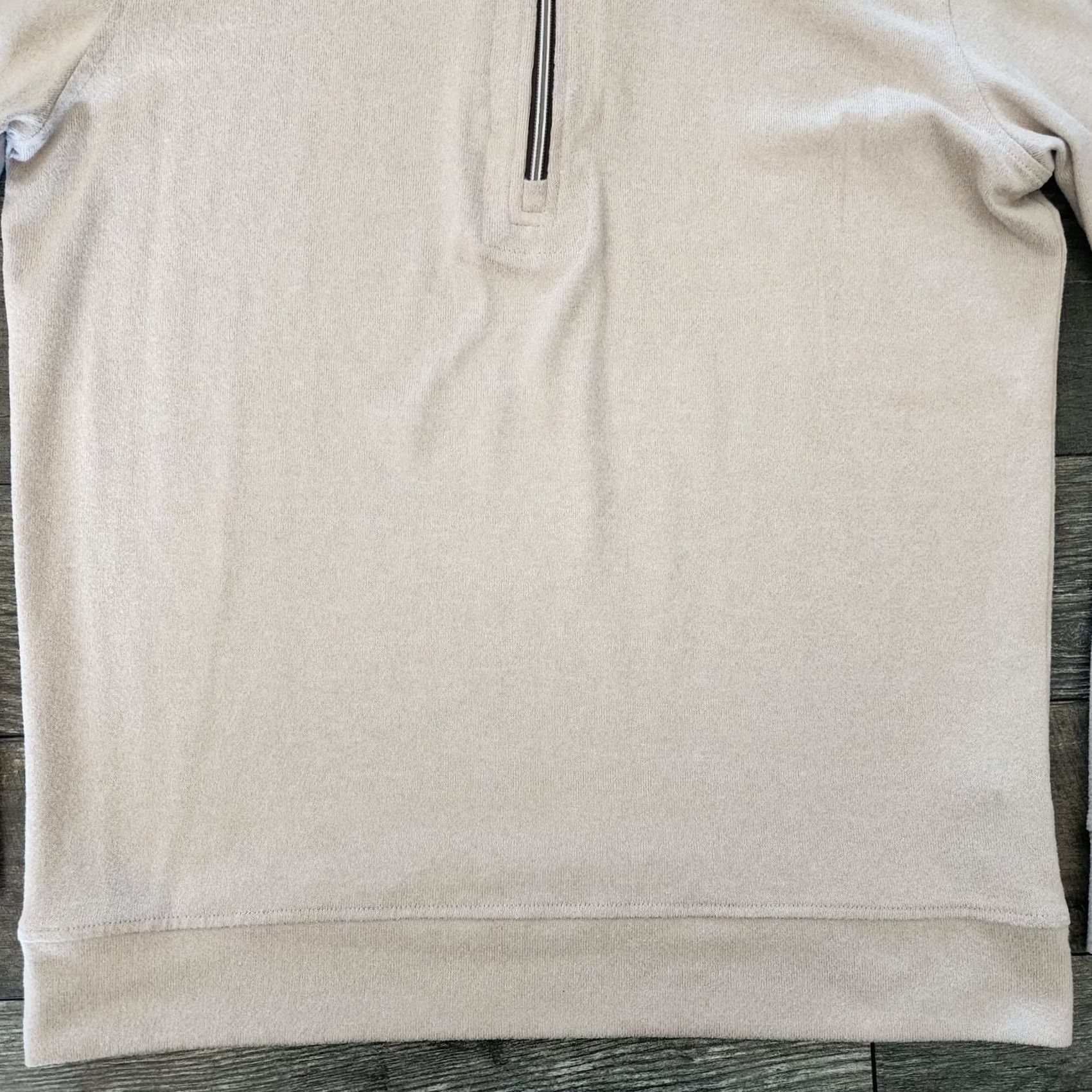 Vintage Straight Down Golf Pullover Sweatshirt Mens Large Tan 1/4 Zip Embroidered Size US L / EU 52-54 / 3 - 3 Thumbnail