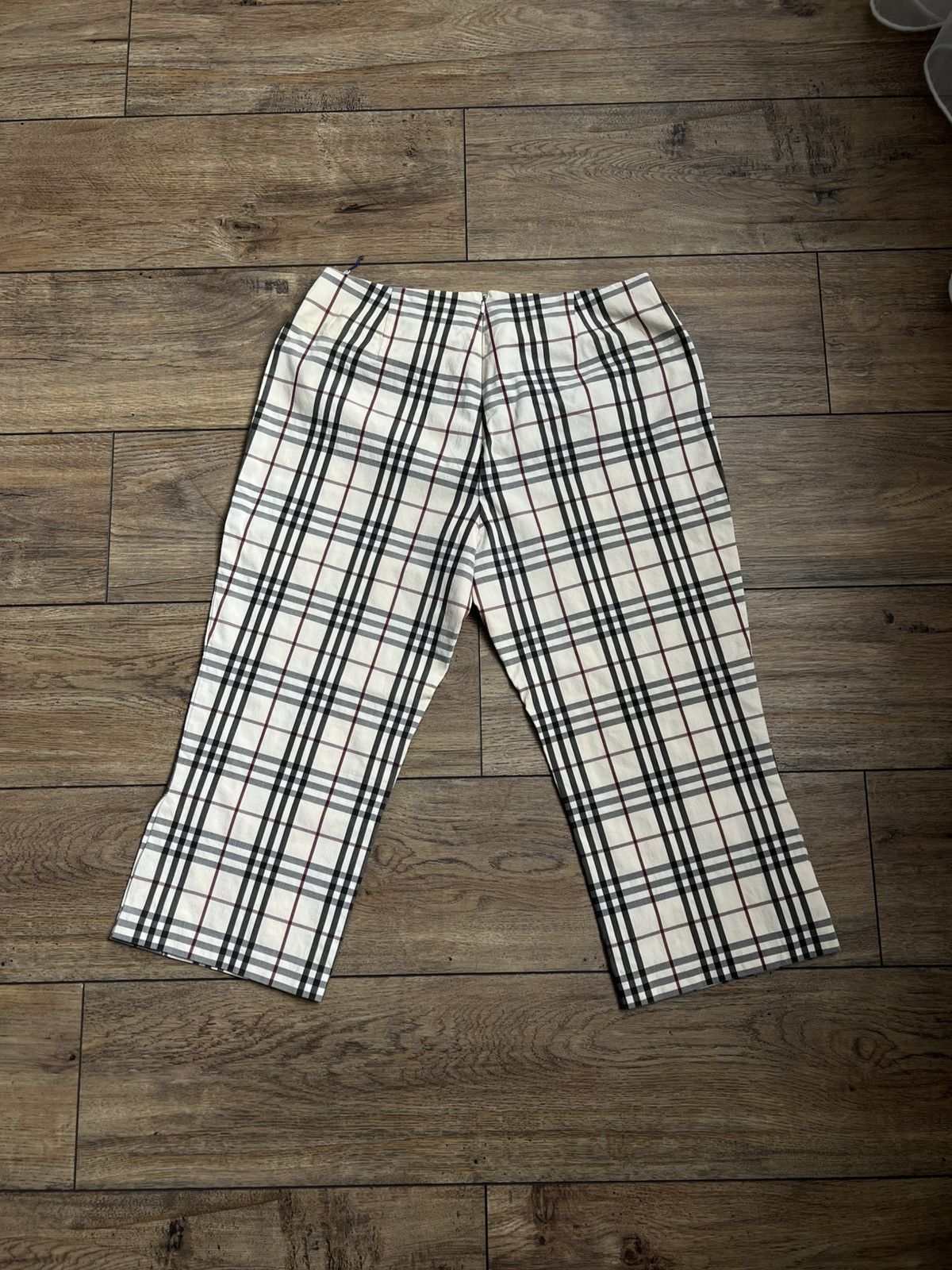 Burberry Burberry London Nova Check Capri Cropped Pants Size 28" / US 6 / IT 42 - 2 Thumbnail