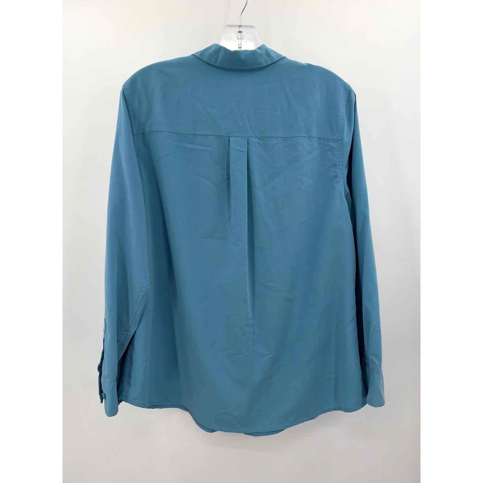 Vintage Pre-Owned Chico'S Blue Size 2/Large Button Down Size XS / US 0-2 / IT 36-38 - 3 Thumbnail