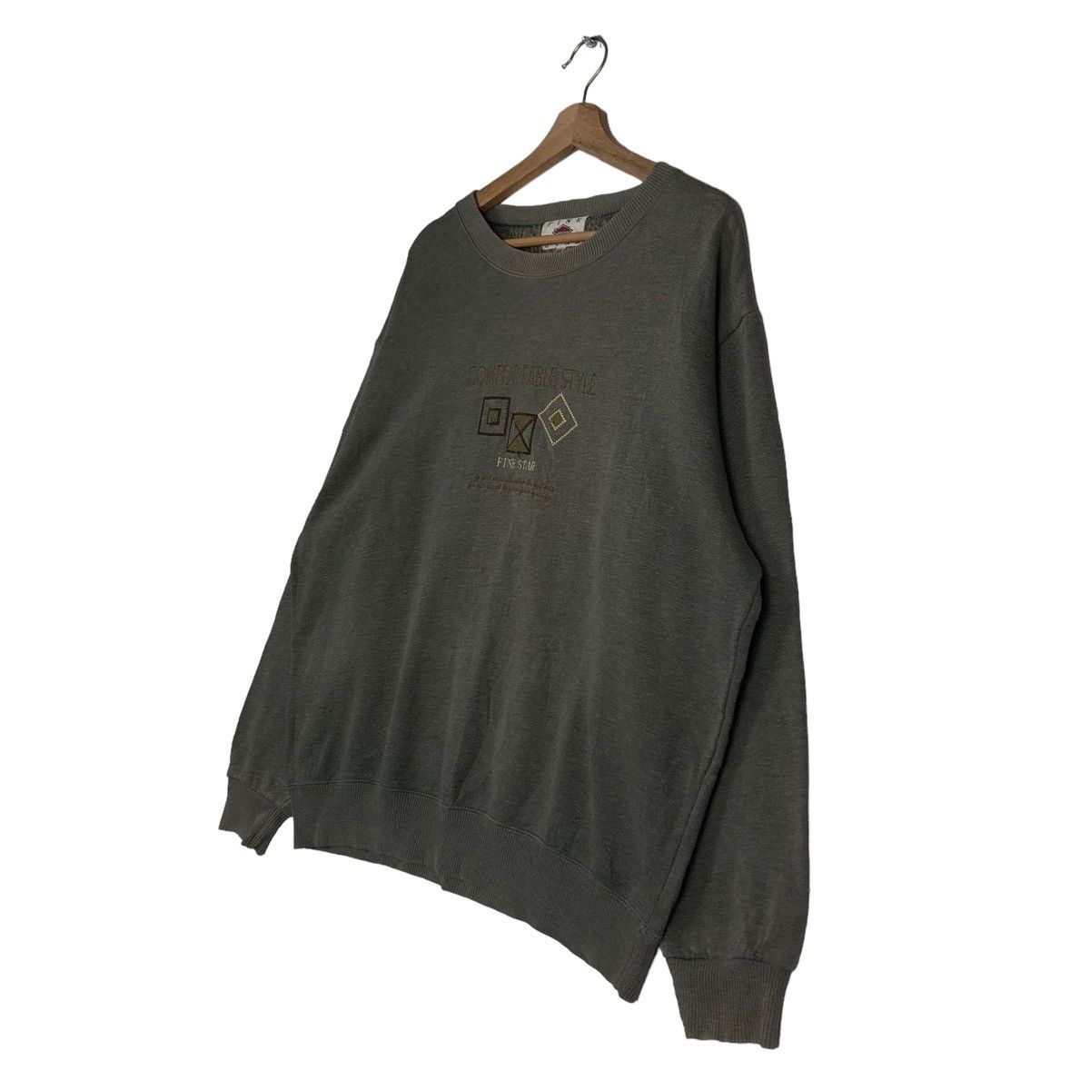 Japanese Brand × Vintage 🔥VINTAGE SWEATSHIRT CREWNECK FINE STAR ISSEY MIYAKE Size US L / EU 52-54 / 3 - 2 Thumbnail