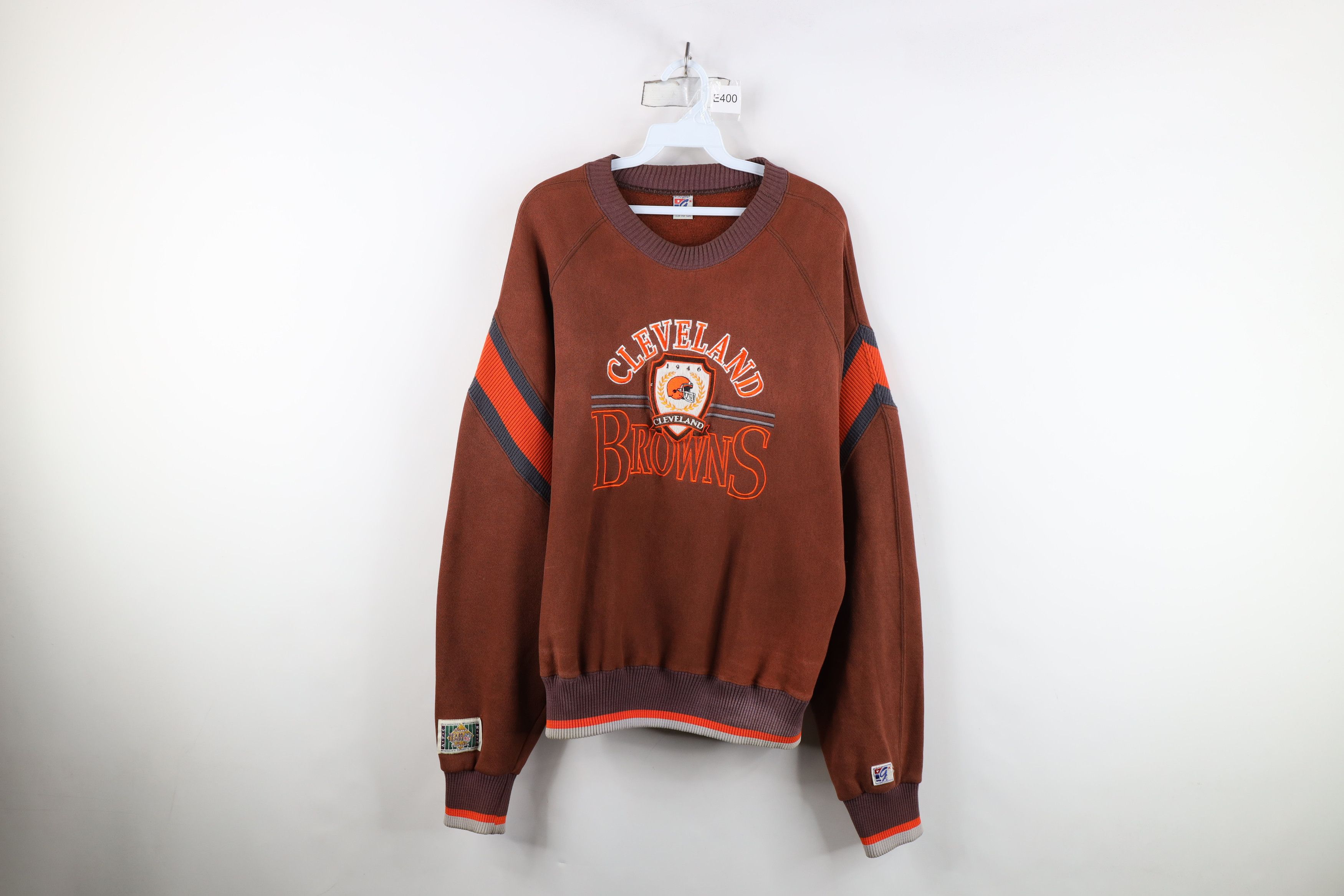 Vintage Vintage 90s Cleveland Browns Football Sweatshirt USA Size US L / EU 52-54 / 3 - 1 Thumbnail