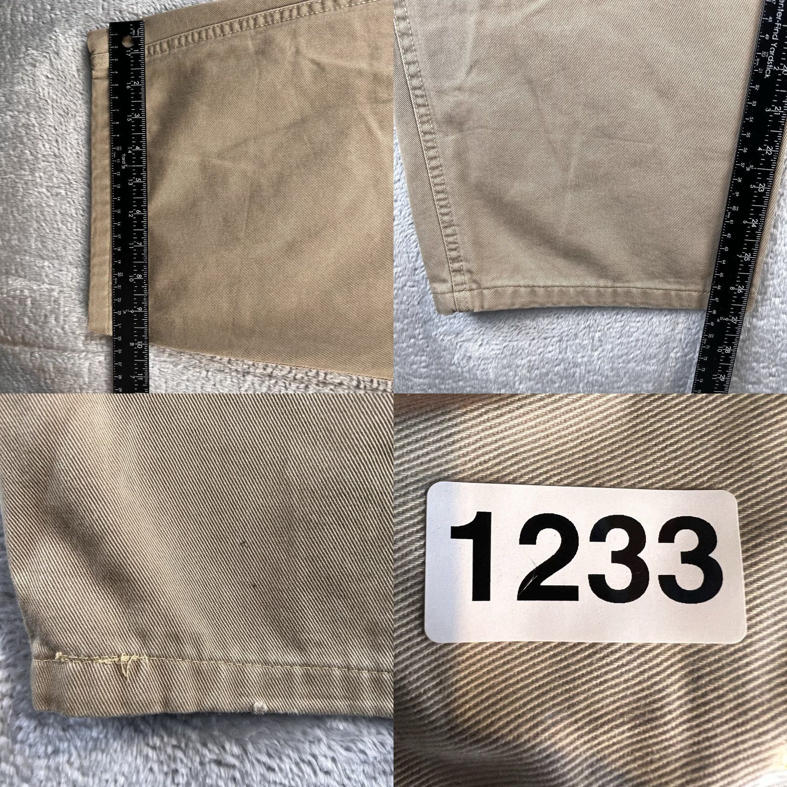 Vintage VTG Tyndale FR Cargo Pants Mens 40x32 Flame Resistant Workwear Beige Cotton Polyester Canvas Cargo Pocket USA multiple seasons Mens Size US 40 / EU 56 - 8 Thumbnail
