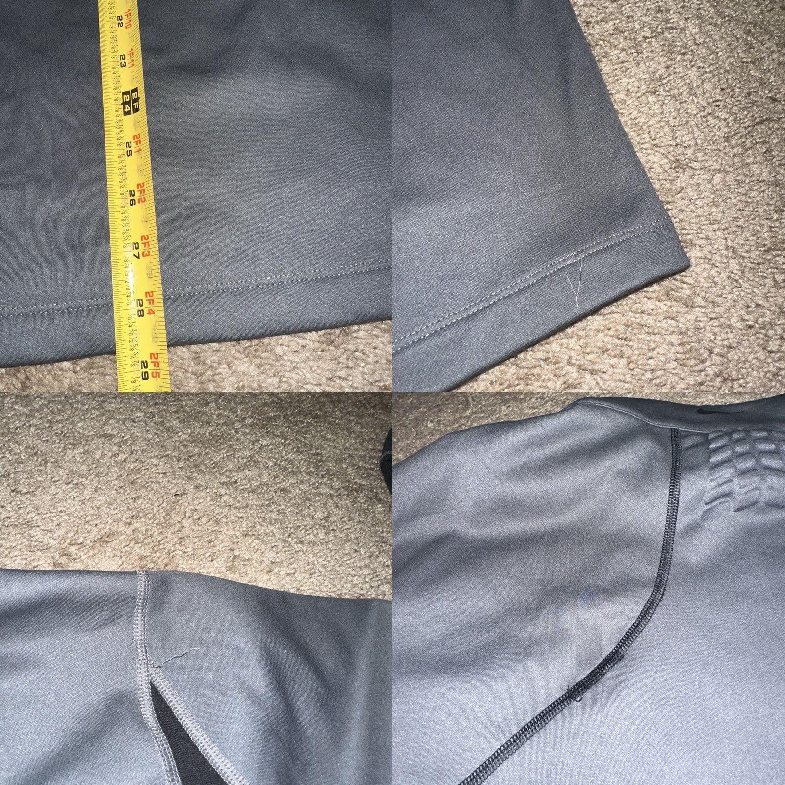 Nike Nike Therma-Fit Sweater Mens Large 1/4 Zip Pullover Golf Gray Size US L / EU 52-54 / 3 - 8 Thumbnail
