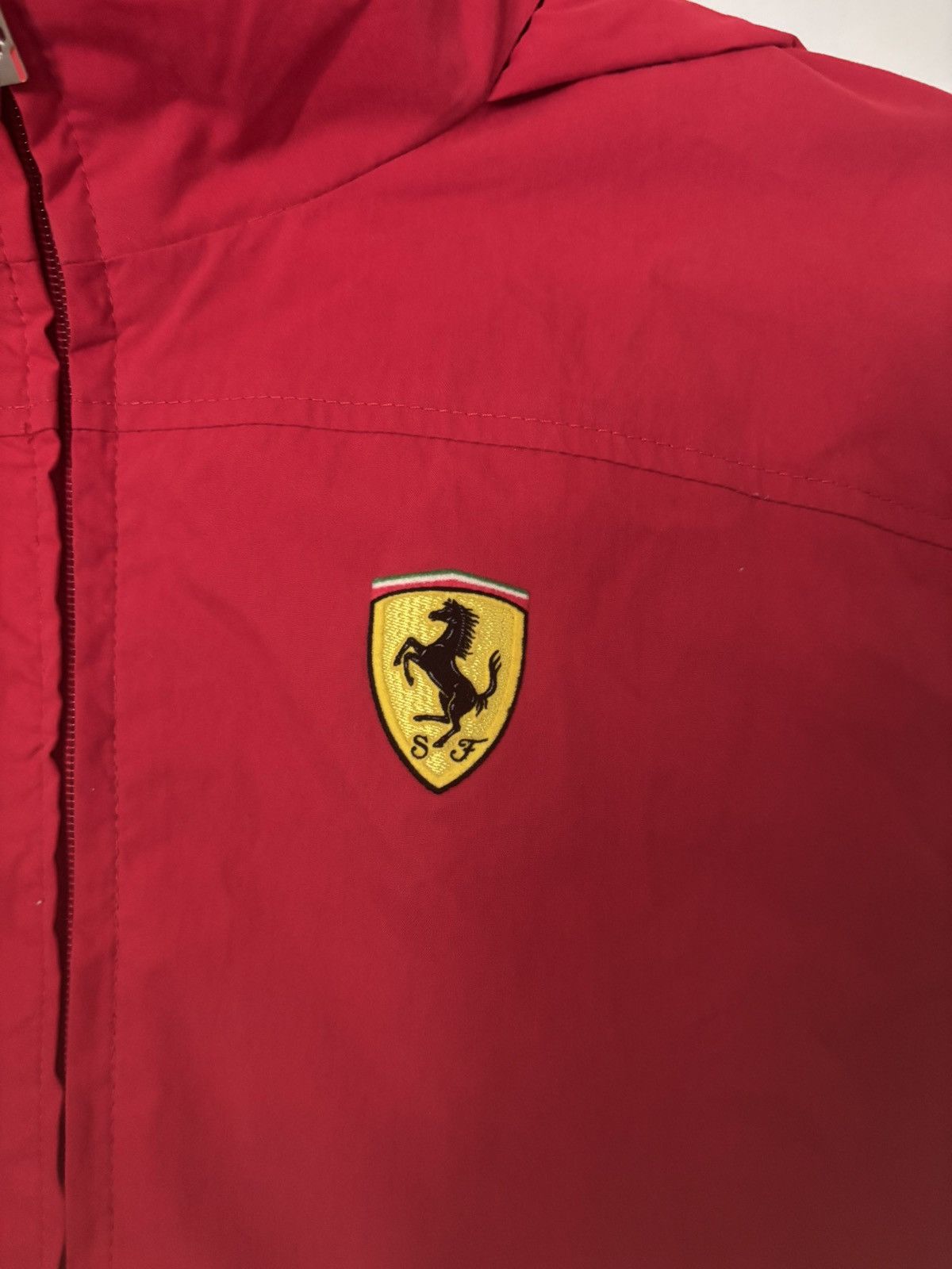 Ferrari Ferrari windbreaker hooded red jacket Size US M / EU 48-50 / 2 - 3 Thumbnail
