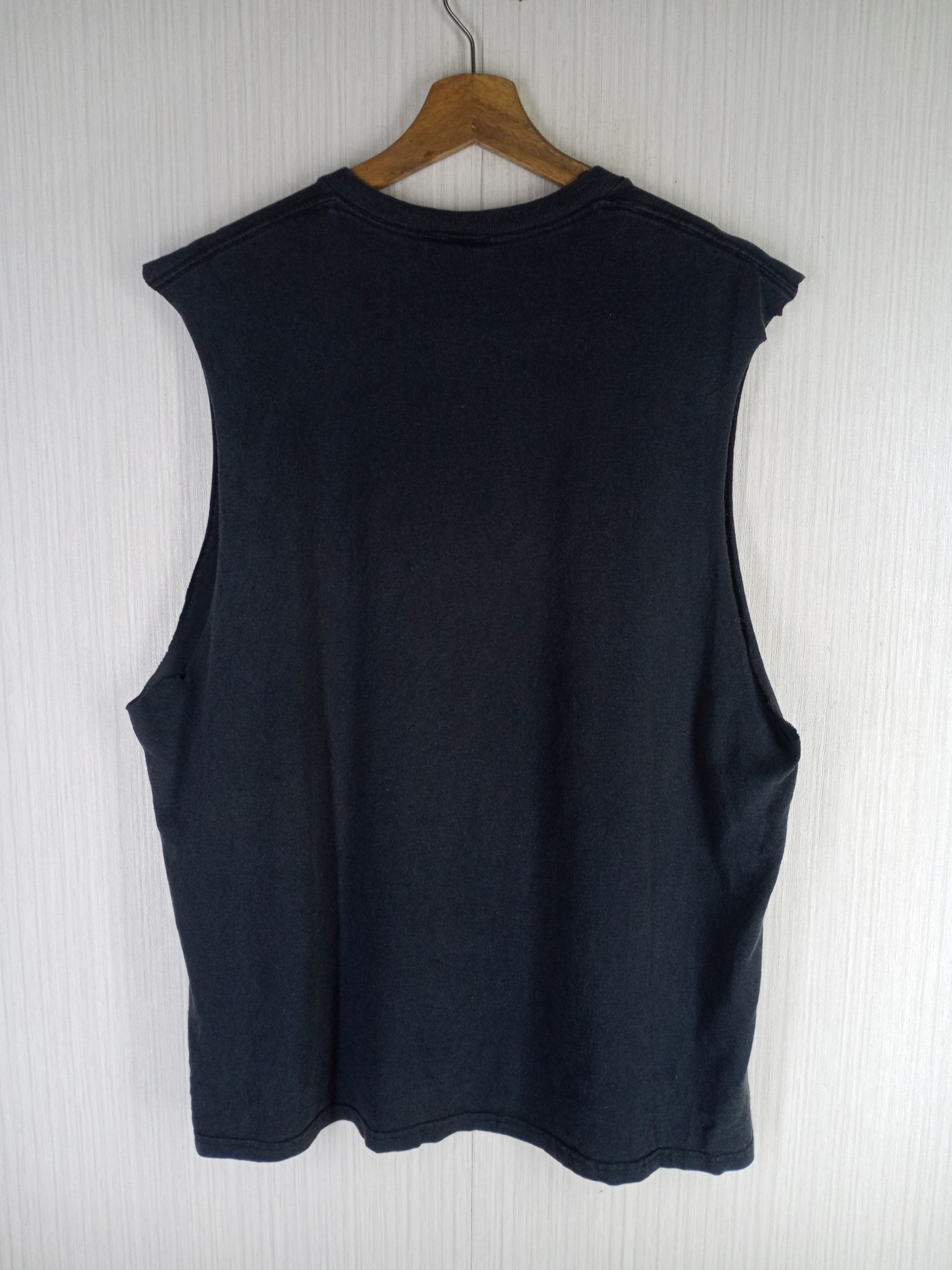 Band Tees Rare Vintage Johnny Cash Fuck Rock Band Sleeveless Tshirt Size US L / EU 52-54 / 3 - 8 Thumbnail