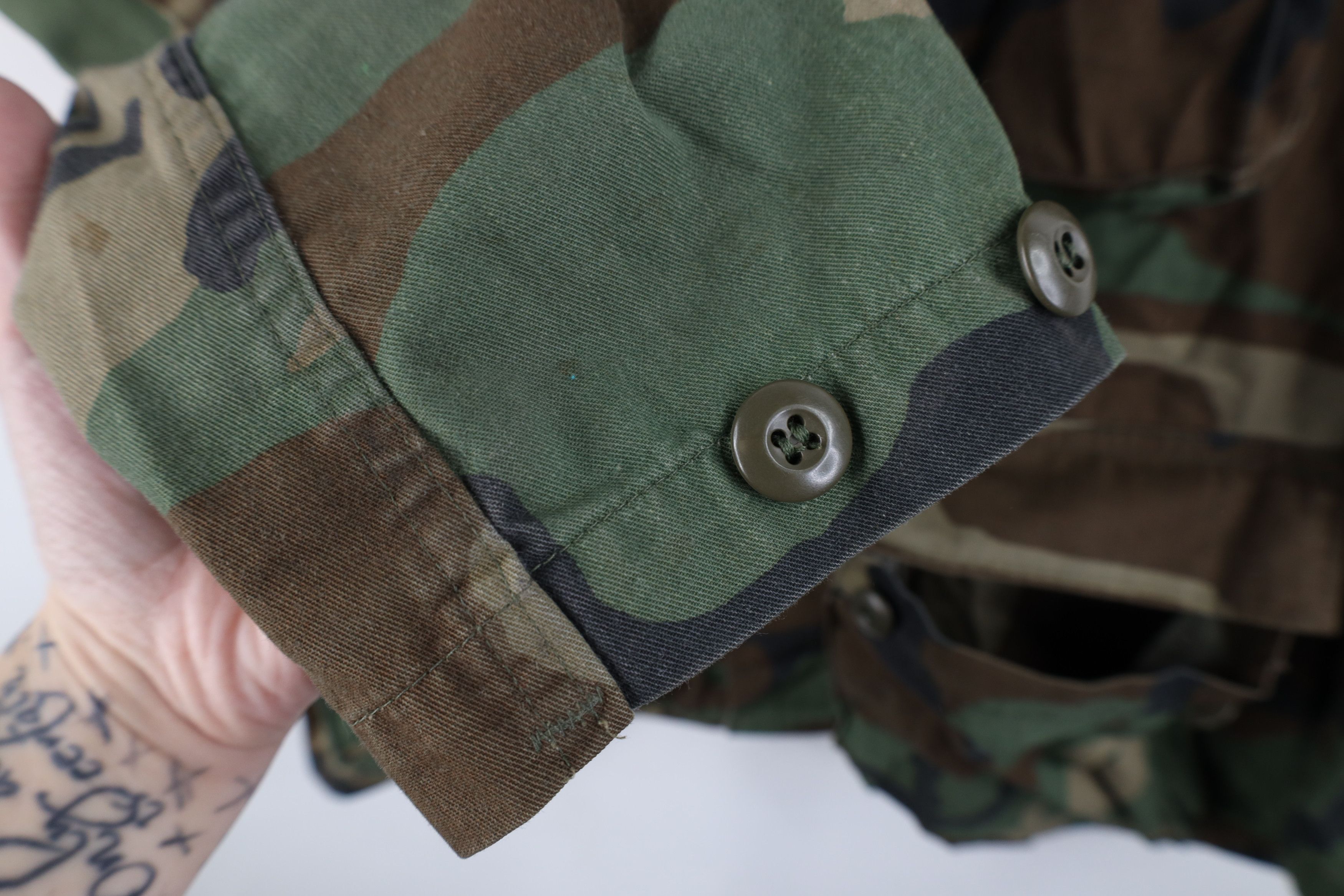 Vintage Vintage 80s US Military Camouflage Combat Jacket Coat USA Size US S / EU 44-46 / 1 - 7 Thumbnail