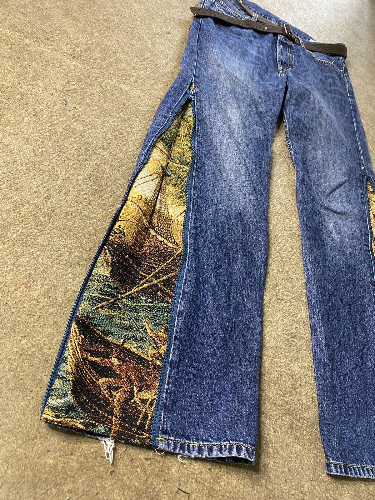 Carhartt distressed Texas pants barocco style