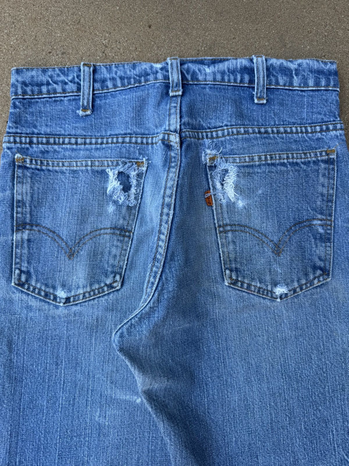 Levi's Vtg 70’s Levi’s 646 Orange Tab Bellbottom Flare Jeans 30x28 Size US 30 / EU 46 - 7 Thumbnail