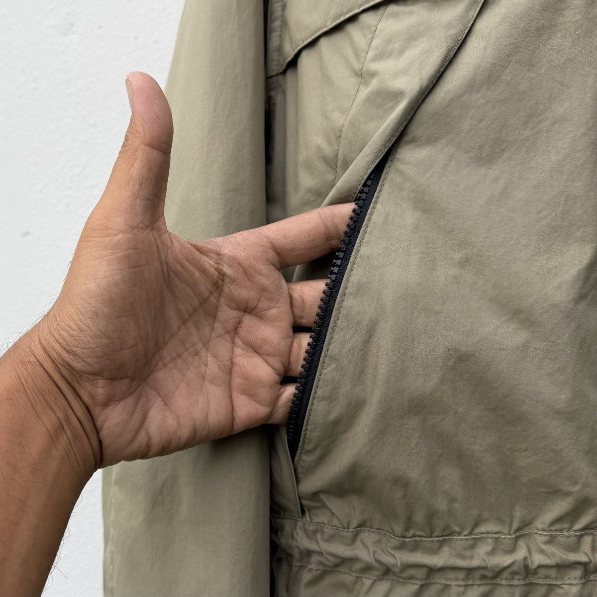 Polo Ralph Lauren Vintage Polo Sport Ralph Lauren Hooded Jacket Khaki Parka Size M / US 6-8 / IT 42-44 - 4 Thumbnail