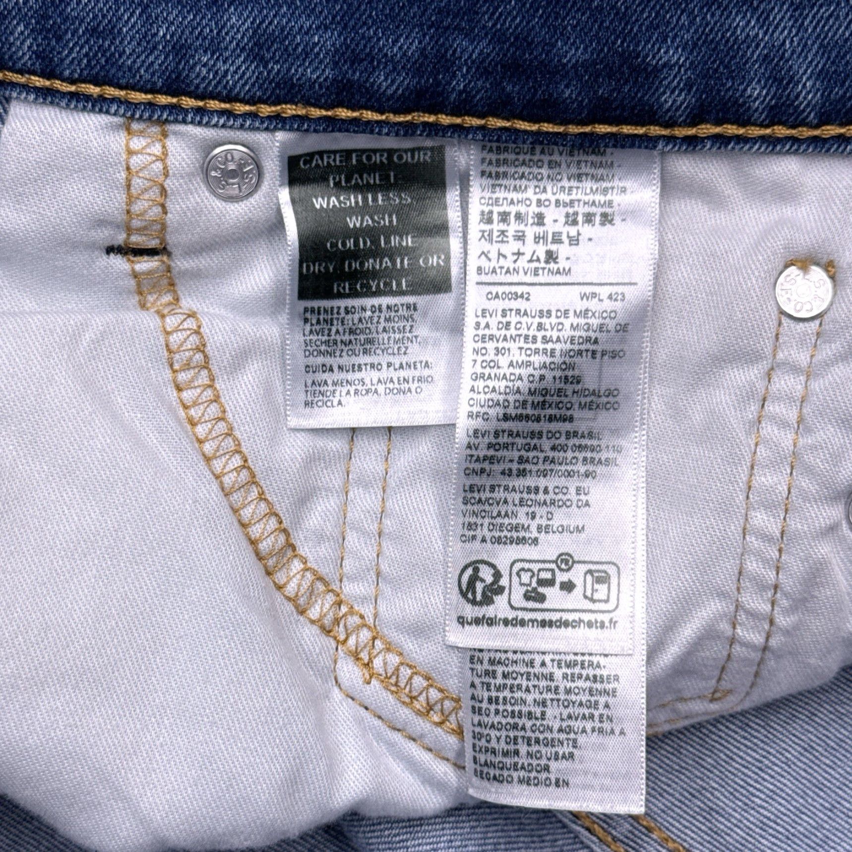 Levi's Levi's 511 Jeans Mens 29x30 Blue Mid Rise Slim Stretch Denim 5-Pocket Modern American Size US 29 - 6 Thumbnail