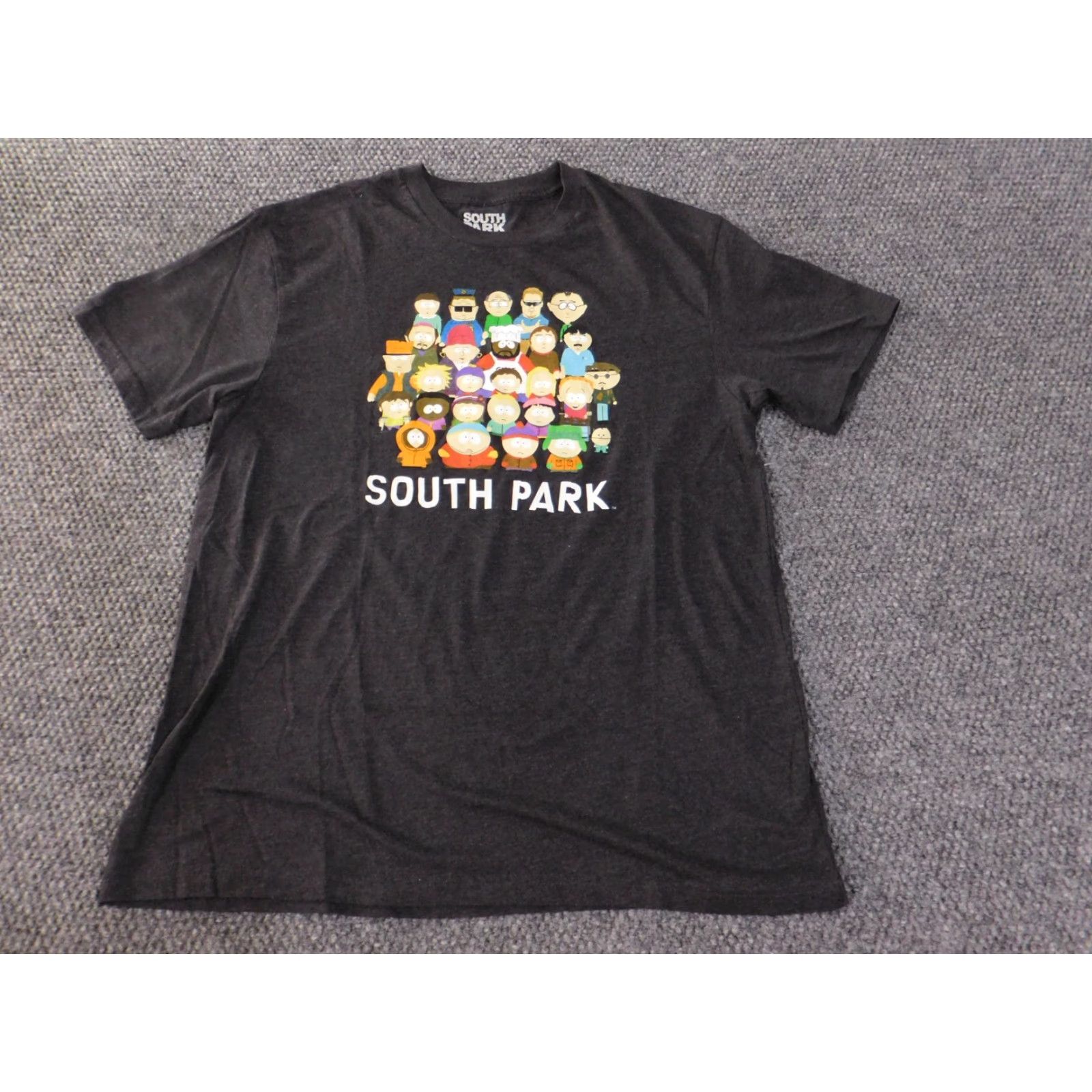 Southpole South Pole Shirt T-Shirt Men L Gray Cartman Y2K South Park Cartoon Logo Crew Neck Short Sleeve Cotton Knit Vintage: No (Good Condition) Size US L / EU 52-54 / 3 - 3 Thumbnail