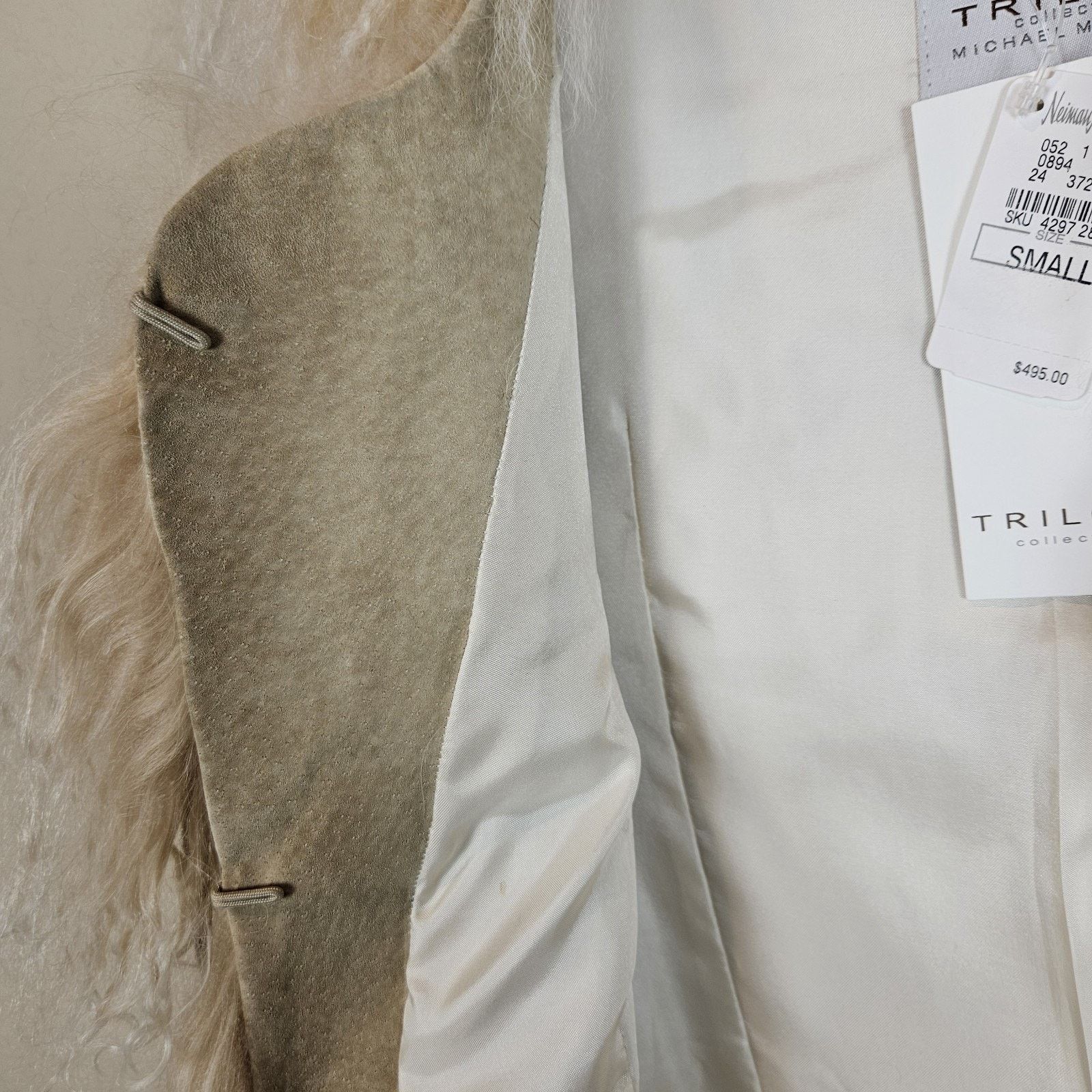 Other Trilogy Collections Michael McCollom Mongolian Lamb Vest Size S / US 4 / IT 40 - 8 Thumbnail