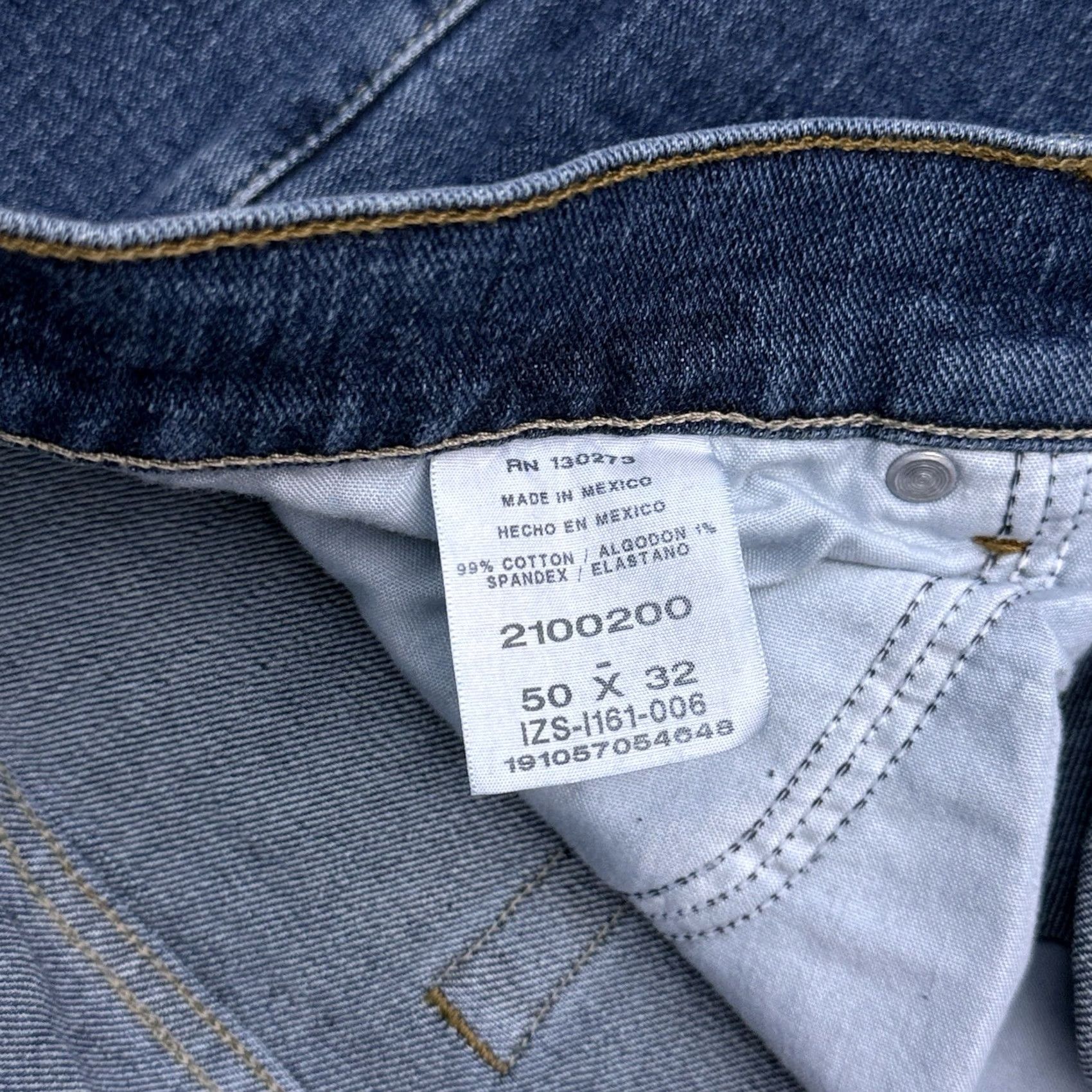 Lee Lee Jeans Mens Regular Fit Straight Denim 50x32 Stretch Classic Blue 5-Pocket USA Cotton Spandex Regular Rise Long Inseam 32 Regular Fits Size US 34 / EU 50 - 6 Thumbnail