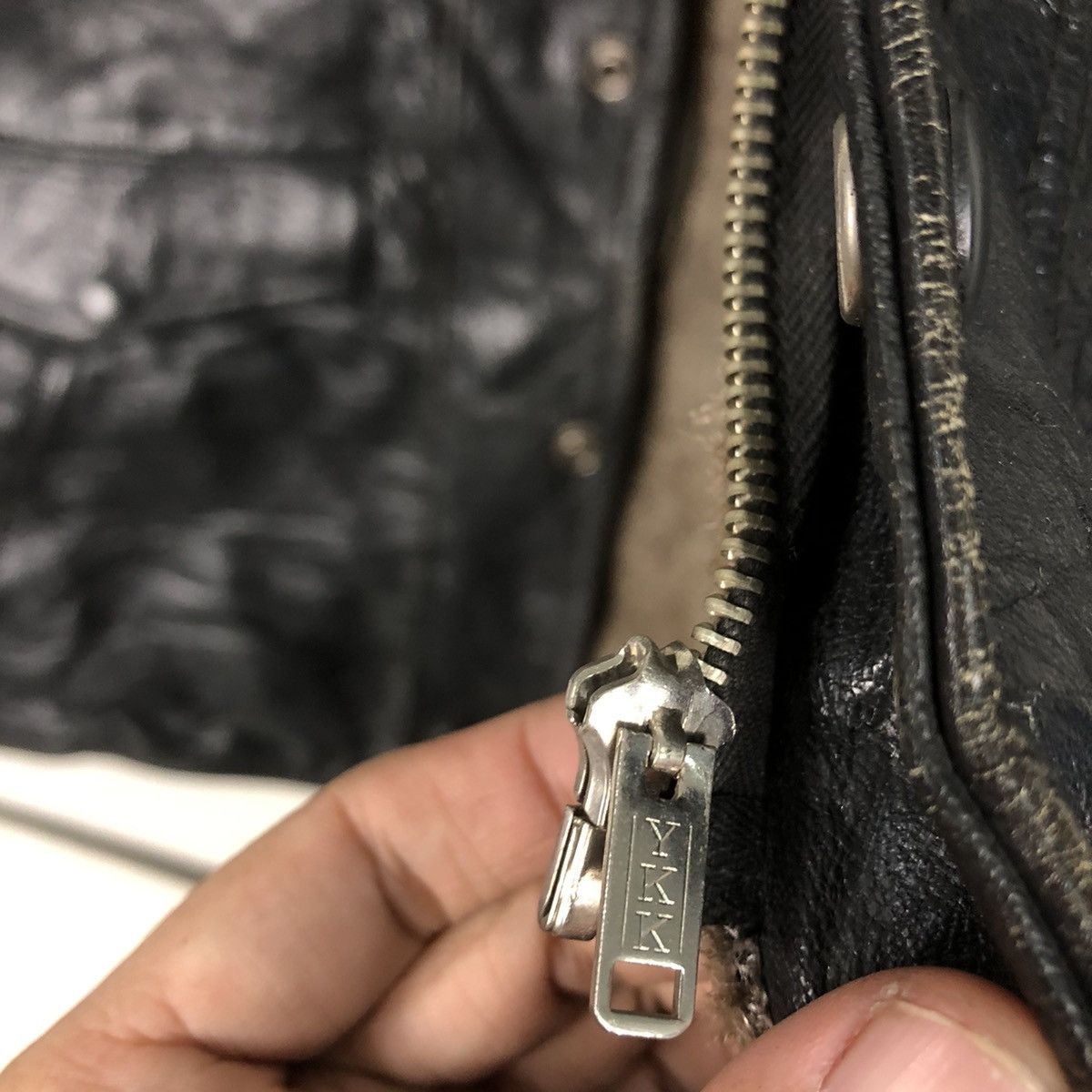 Vintage 📌Vintage Leather Jacket Blanket King City Issey Miyake Size US M / EU 48-50 / 2 - 18 Thumbnail
