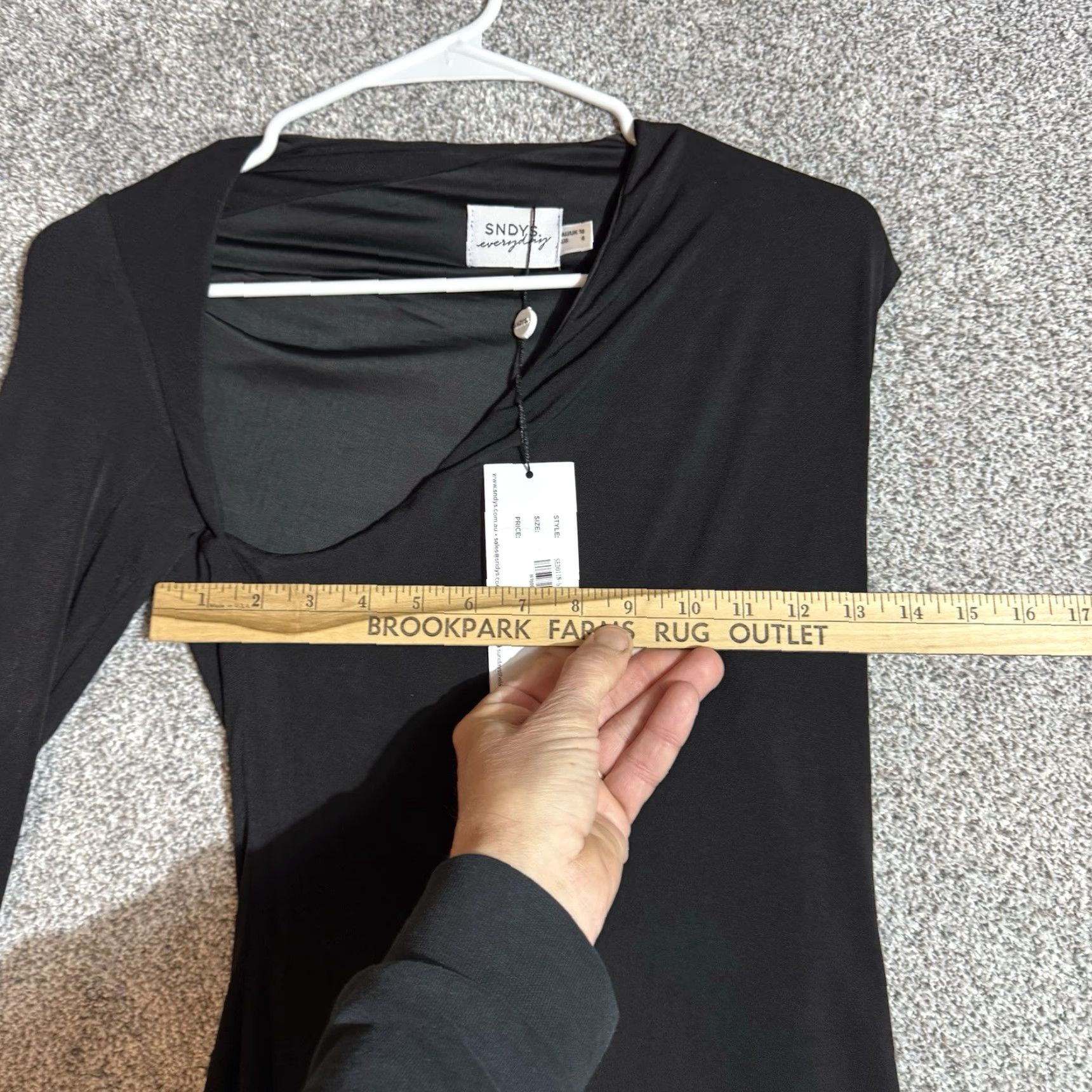 Vintage VINTAGE? No — but item is Cocktail Dress Size 6 Chic Asymmetrical Bodycon Minimalist Party Glam Sleek Edgy Size M / US 6-8 / IT 42-44 - 6 Thumbnail