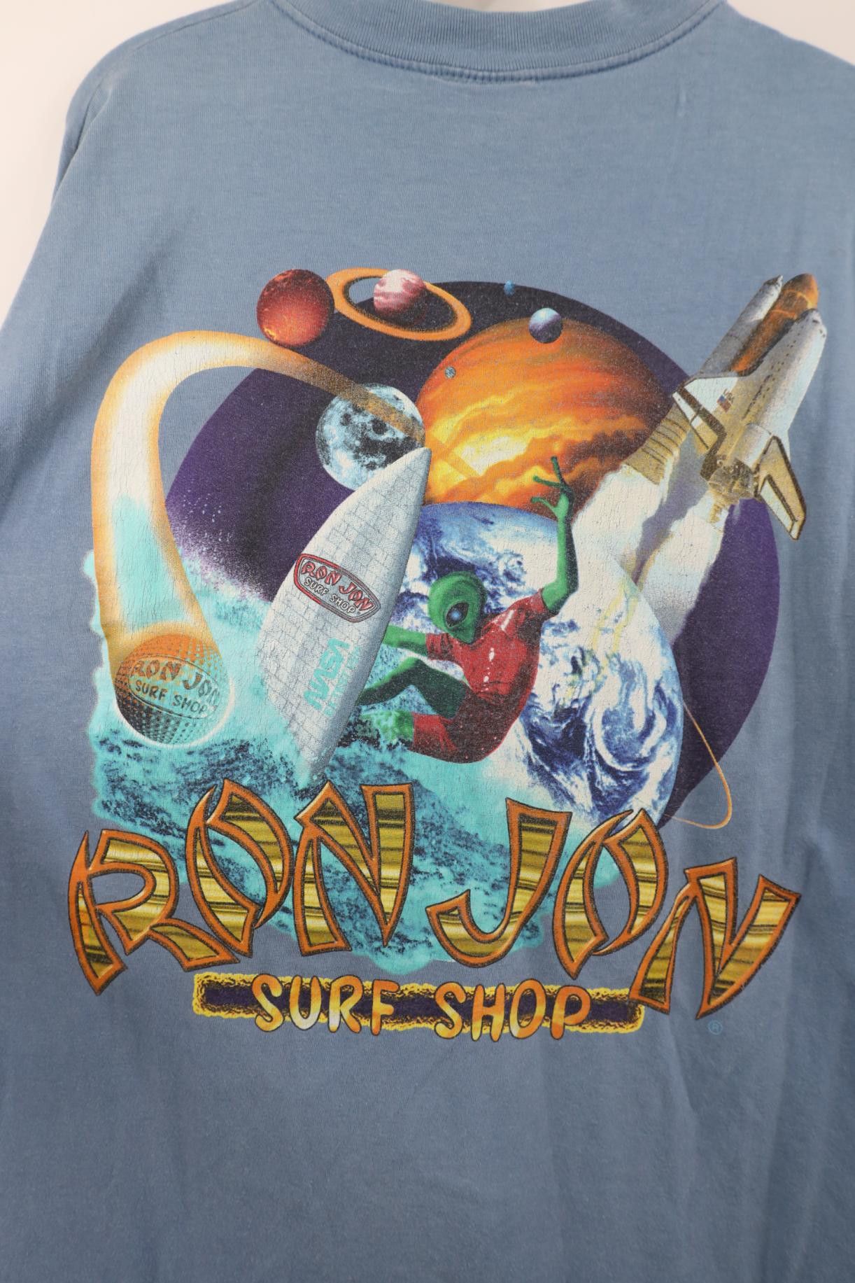 Vintage Vintage 90s Y2K Ron Jon Surf Shop Alien Space Golf T-Shirt Size US L / EU 52-54 / 3 - 12 Thumbnail