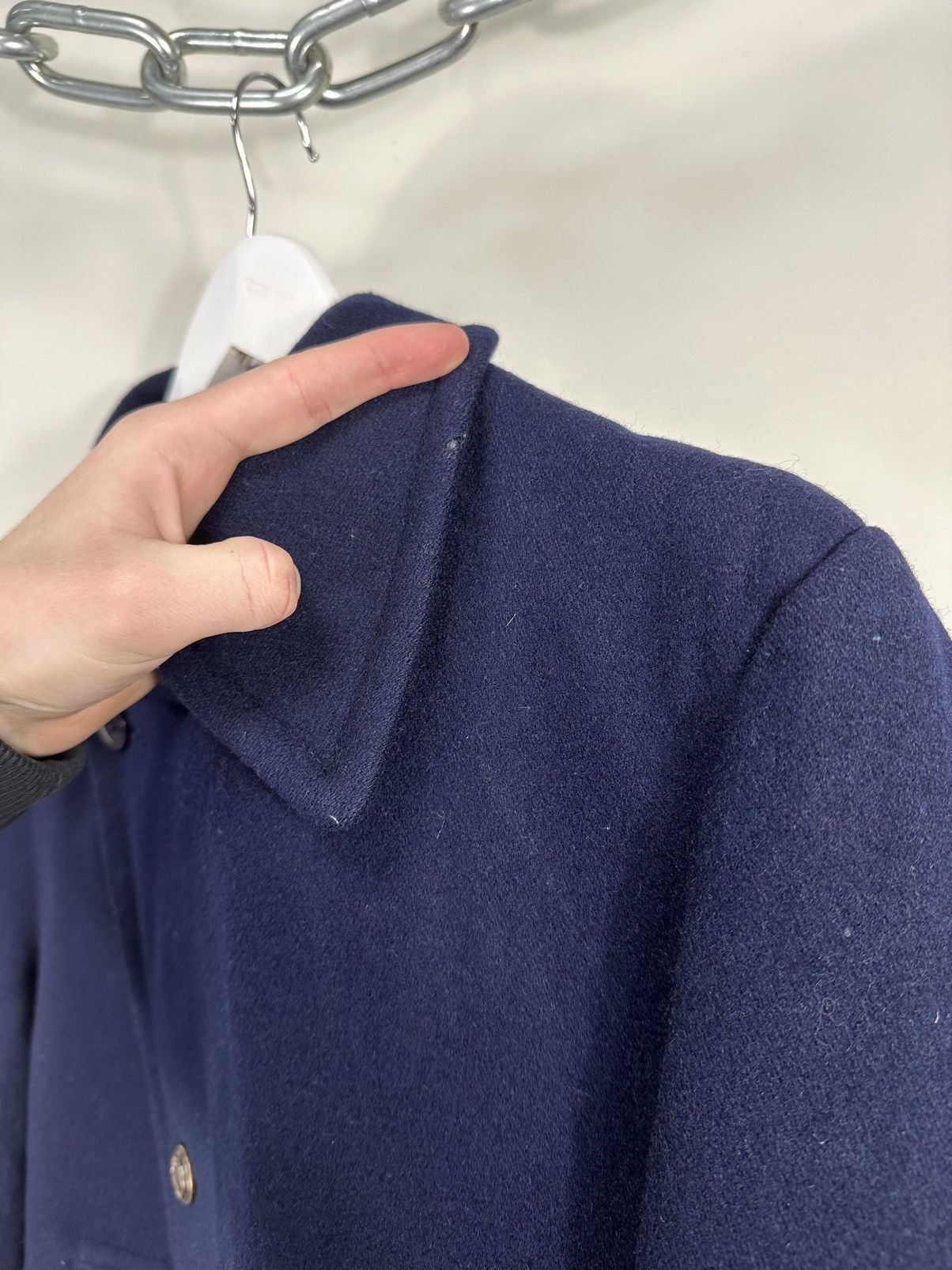 Christian Dior Monsieur Vintage 90s Christian Dior Double Breasted Luxury Wool Coat Size 40R - 7 Thumbnail
