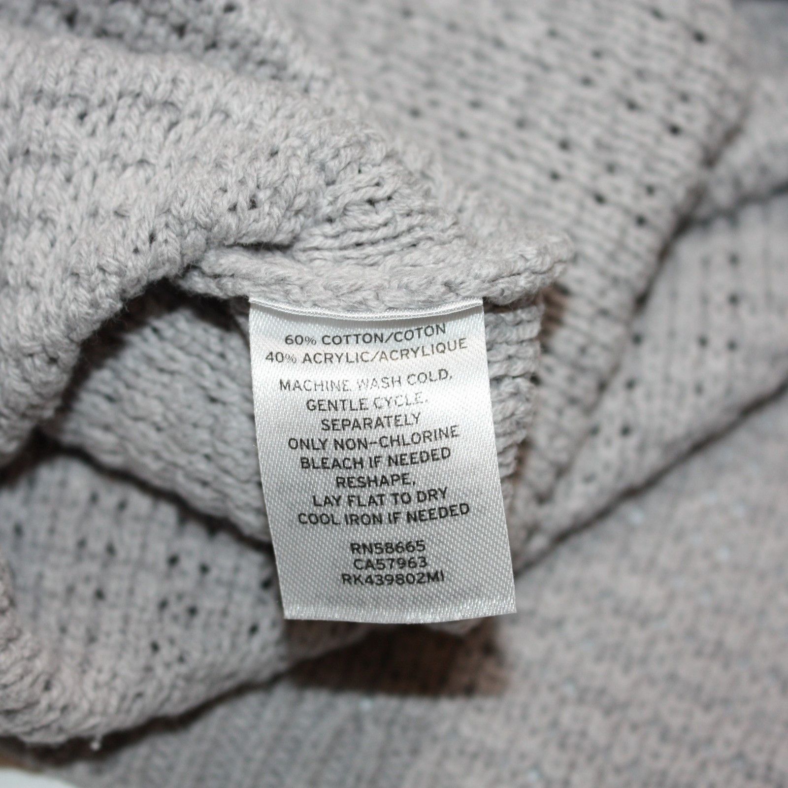 Other Abound Textured Cropped Sweater Top in Gray Heather Color Size XS / US 0-2 / IT 36-38 - 7 Thumbnail